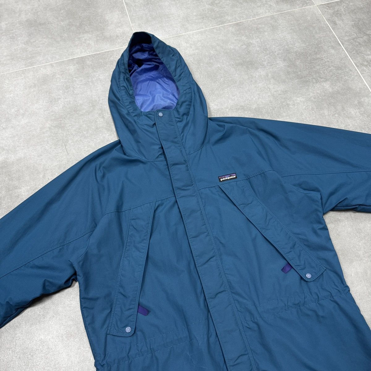Patagonia Vintage Patagonia Nylon Storm Coat Jacket 90s Blue Size M Size US M / EU 48-50 / 2 - 10 Thumbnail
