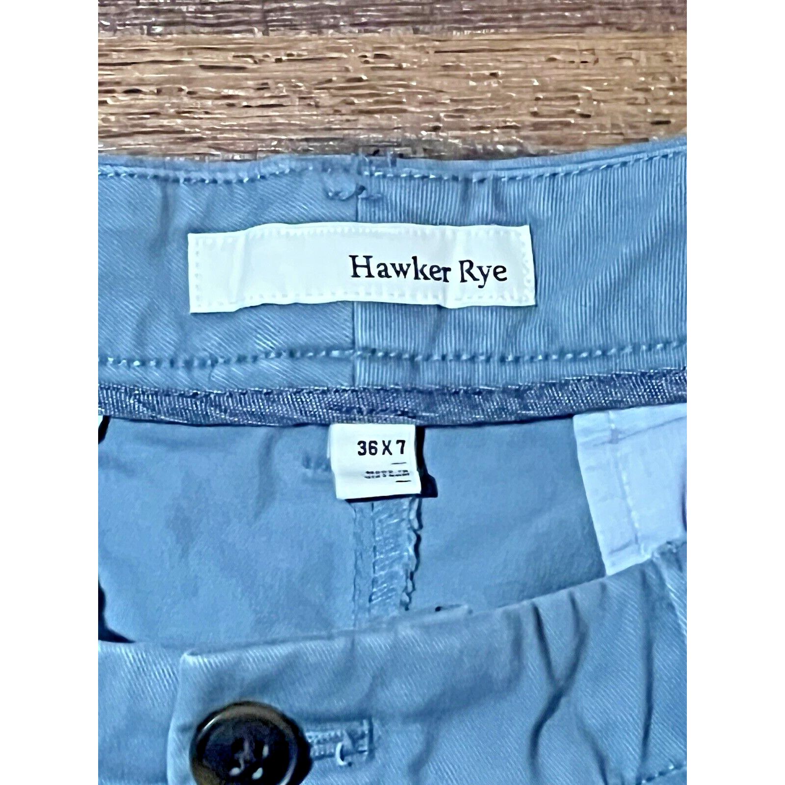 Hawke & Co Hawker&Rye Men's Essential Wash Chino Shorts Navy Size 36x7 Size US 36 / EU 52 - 2 Thumbnail