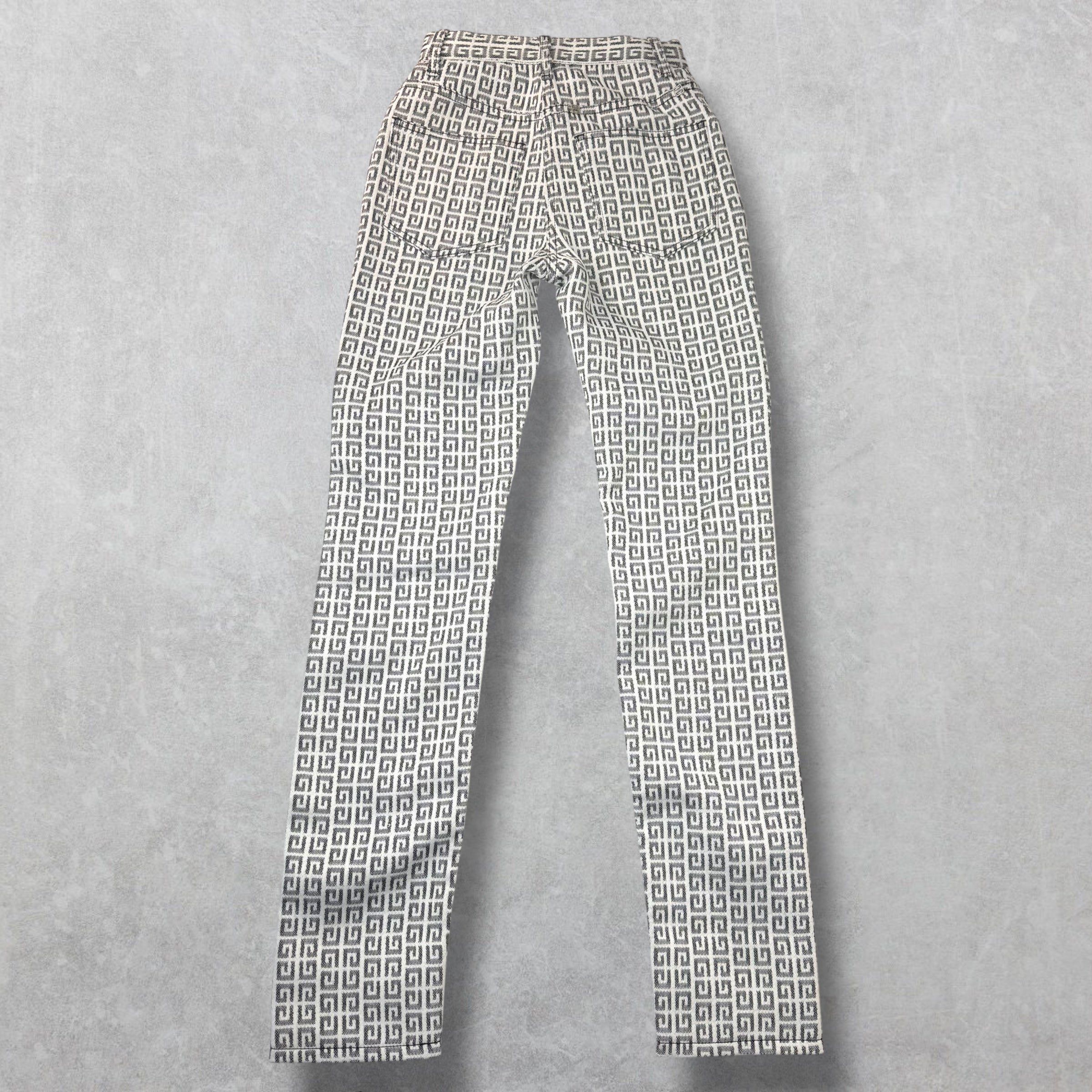 Givenchy Givenchy 4G Jacquard Denim Effect Pants 2 (26) Size US 26 / EU 42 - 3 Thumbnail
