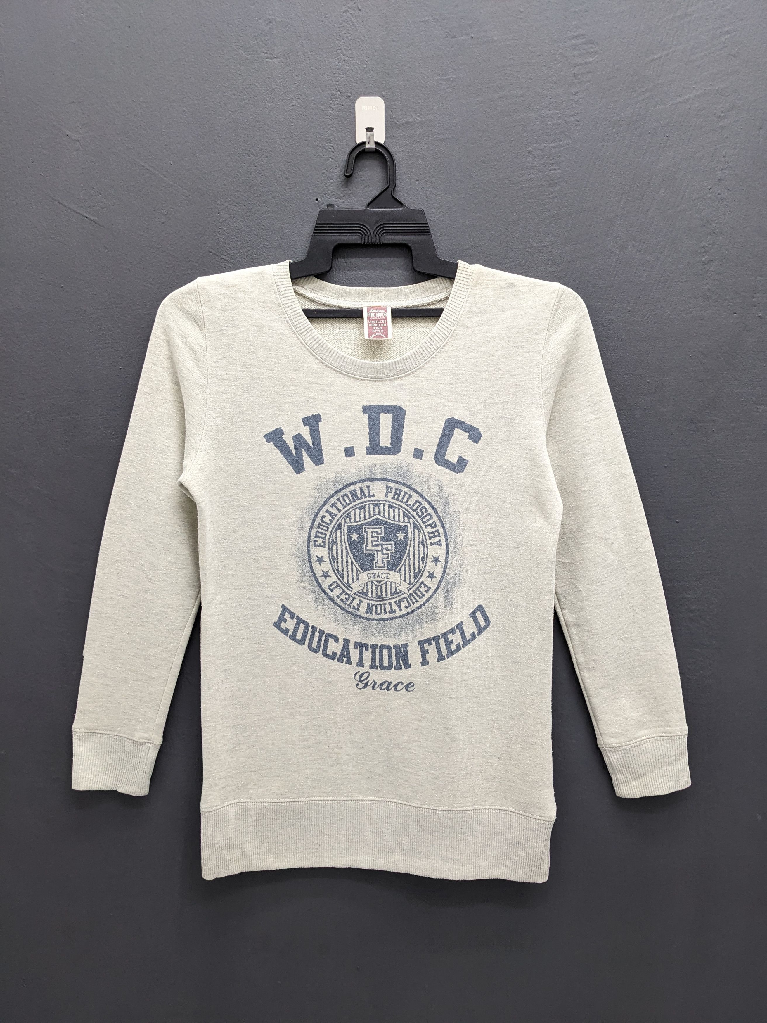 Vintage VINTAGE W.D.C EDUCATION FIELD SWEATSHIRT Size L / US 10 / IT 46 - 2 Thumbnail