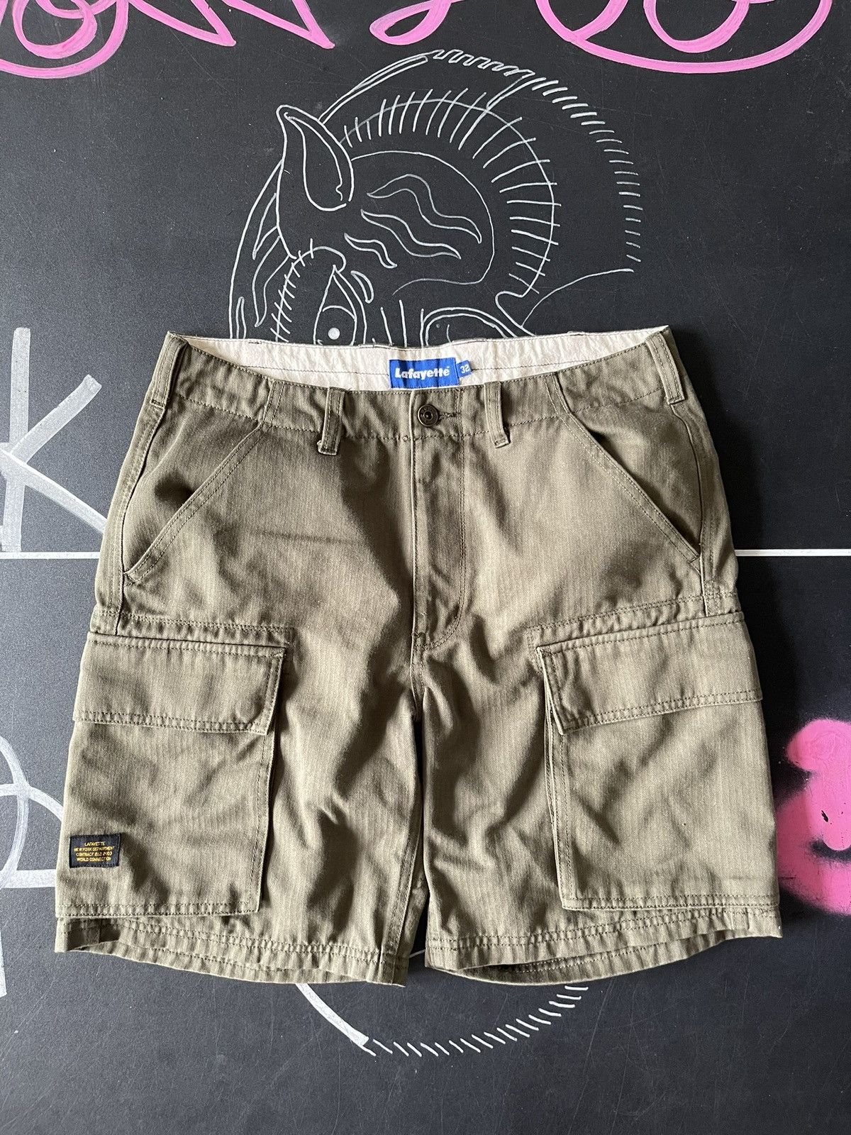 Other Lafayette NYC Cargo shorts (green) Size 32 M Size US 32 / EU 48 - 1 Thumbnail