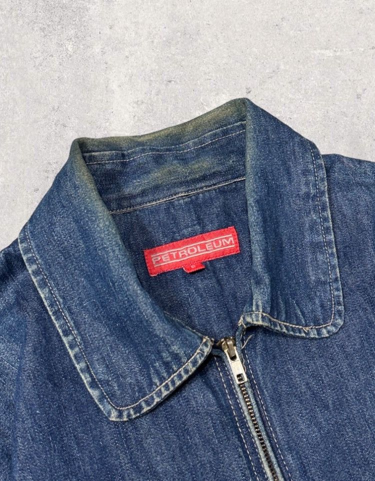 Vintage Vintage 90s denim harrington style shirt jacket workwear Size US M / EU 48-50 / 2 - 3 Thumbnail