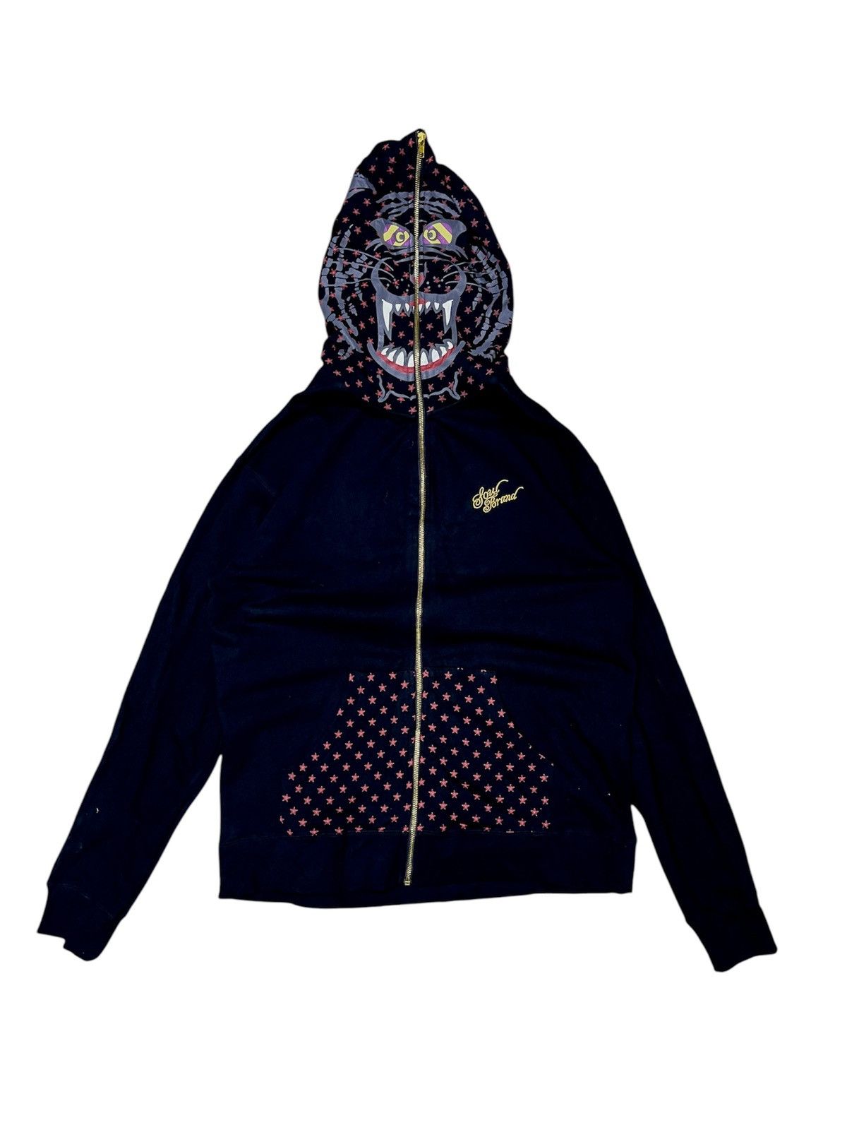 Soul Brand Y2K Full Zip Tiger hoodie like Bape Shark