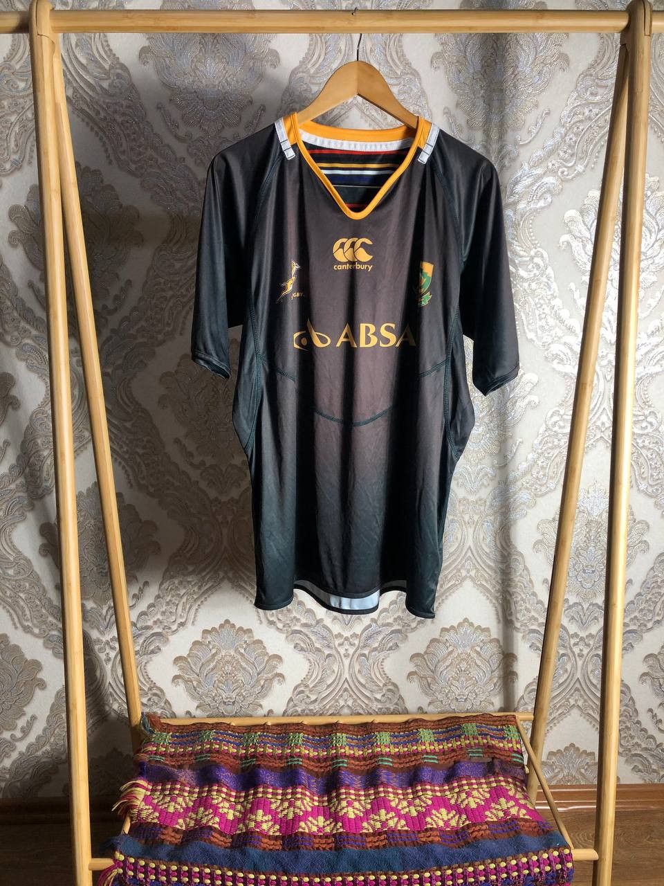 Canterbury of New Zealand Vintage Canterbury South Africa Retro Rugby Jersey Y2K 90s Size US XL / EU 56 / 4 - 2 Thumbnail