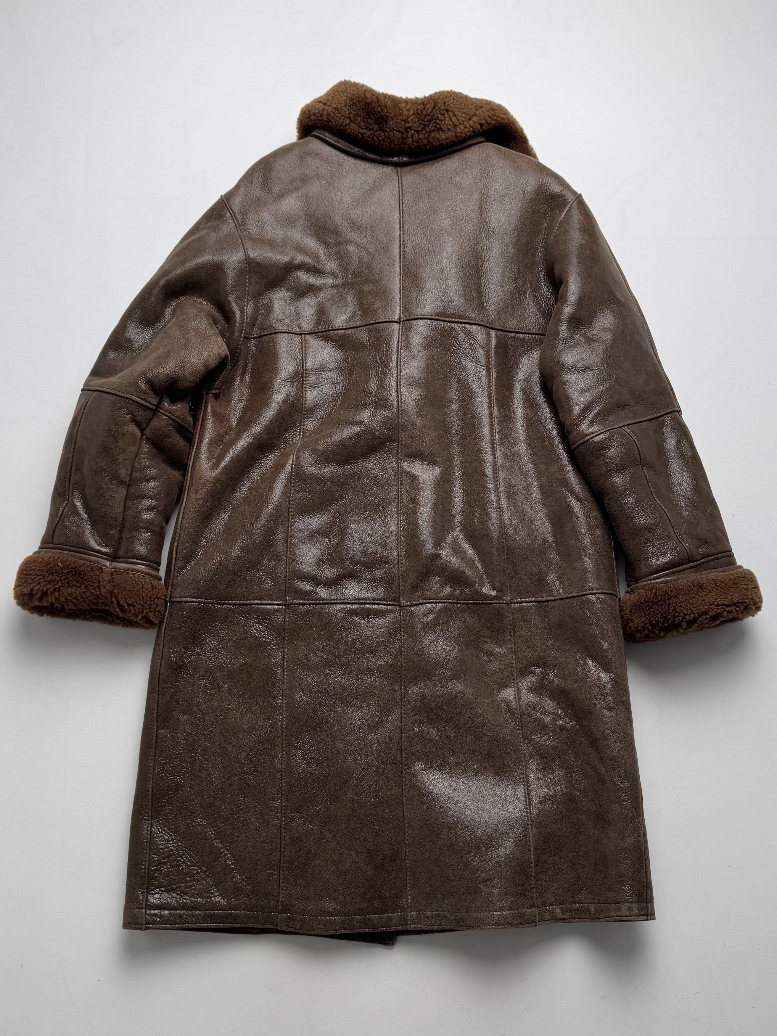 Vintage Vintage Glittered Real Sheepskin Coat B8(V410)E2 Size XL / US 12-14 / IT 48-50 - 8 Thumbnail