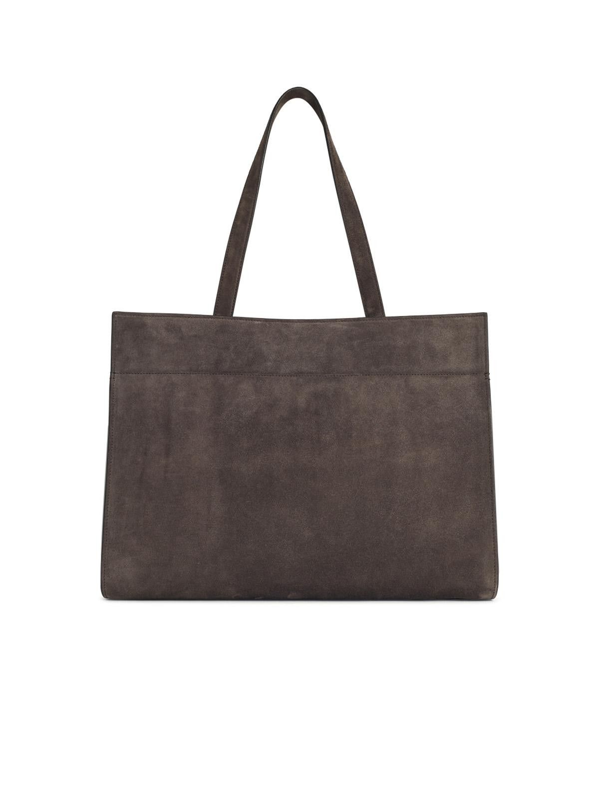 Khaite 'crosby' Suede Cocoa Bag, Women's