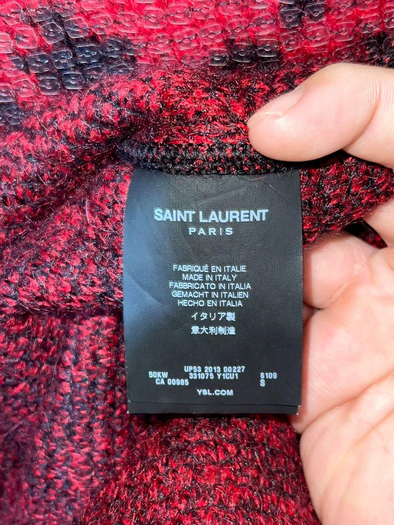 Saint Laurent Paris saint Laurent paris13fw Genuine Show Red Scaly Leopard Swe Size US S / EU 44-46 / 1 - 5 Thumbnail