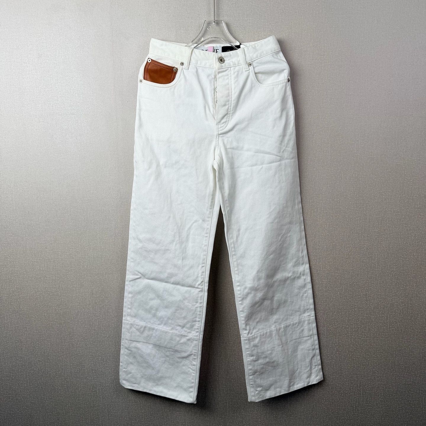 Loewe Loewe Paula's Ibiza White Denim Jeans Size 26 Size US 32 / EU 48 - 1 Thumbnail