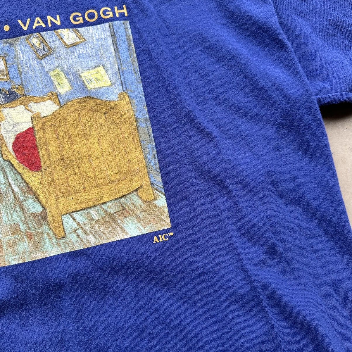 Anvil Vintage Vincent Van Gogh T Shirt The Bedroom Art Exhibit 00s Size US L / EU 52-54 / 3 - 3 Thumbnail