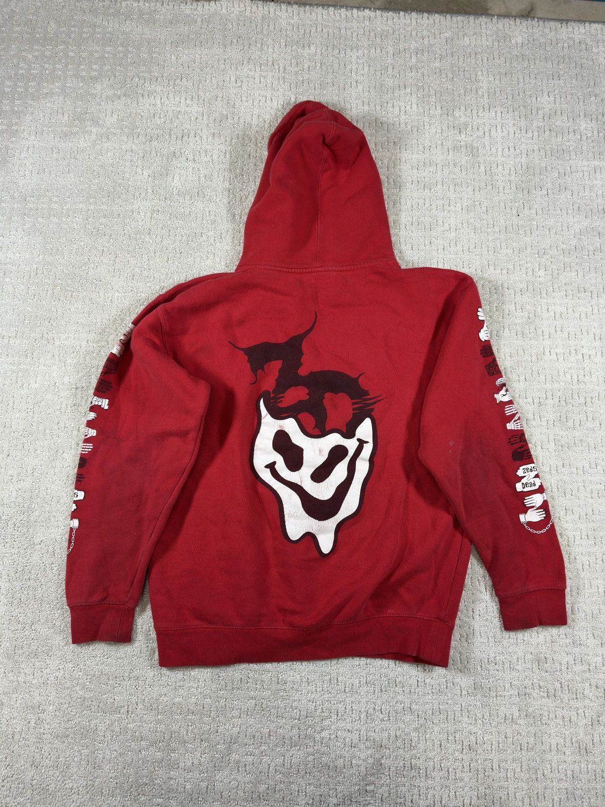 Vintage Zeds Dead DJ Red Hoodie Size US M / EU 48-50 / 2 - 2 Thumbnail