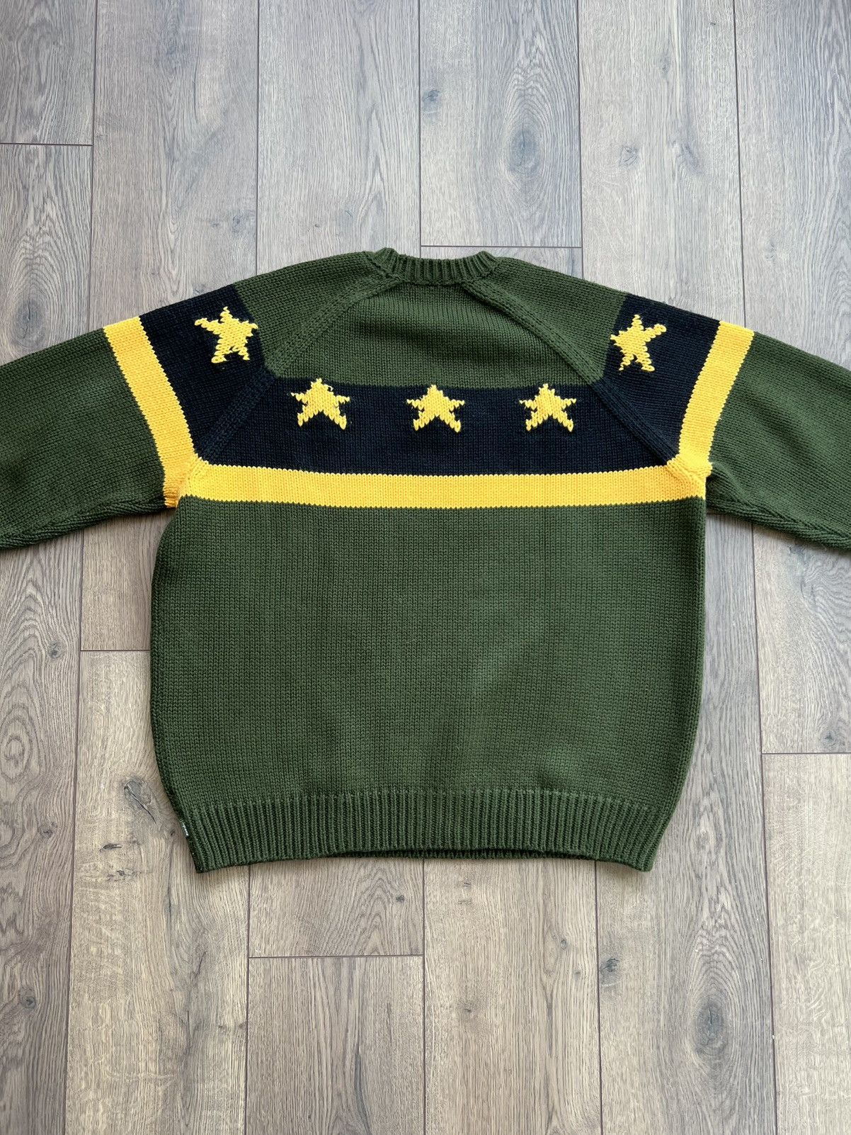 Supreme Supreme Stars Sweater “Green” Large Size US L / EU 52-54 / 3 - 8 Thumbnail