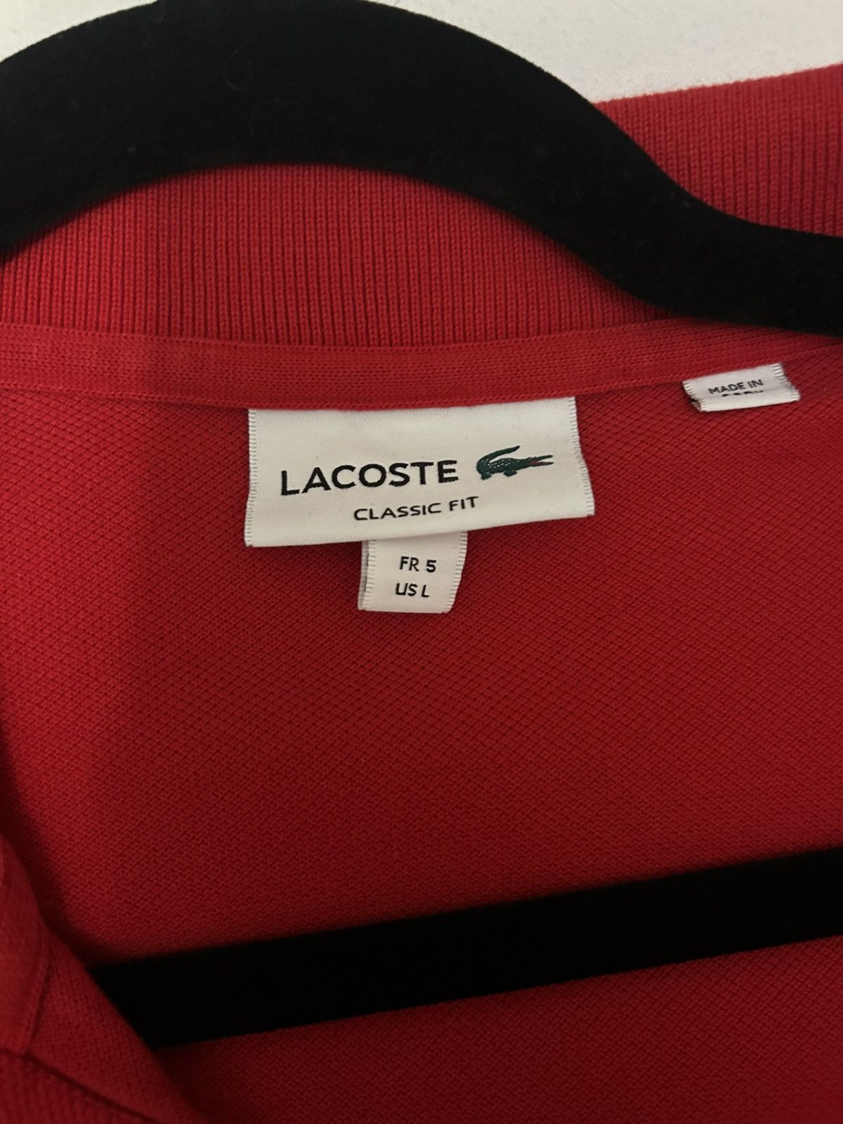 Lacoste Men’s Lacoste long sleeve cotton shirt Size US L / EU 52-54 / 3 - 4 Thumbnail