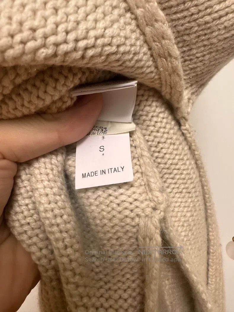 Brunello Cucinelli Brunello Cucinelli Beige Cashmere Dress, Wearable Inside O Size S / US 4 / IT 40 - 6 Thumbnail