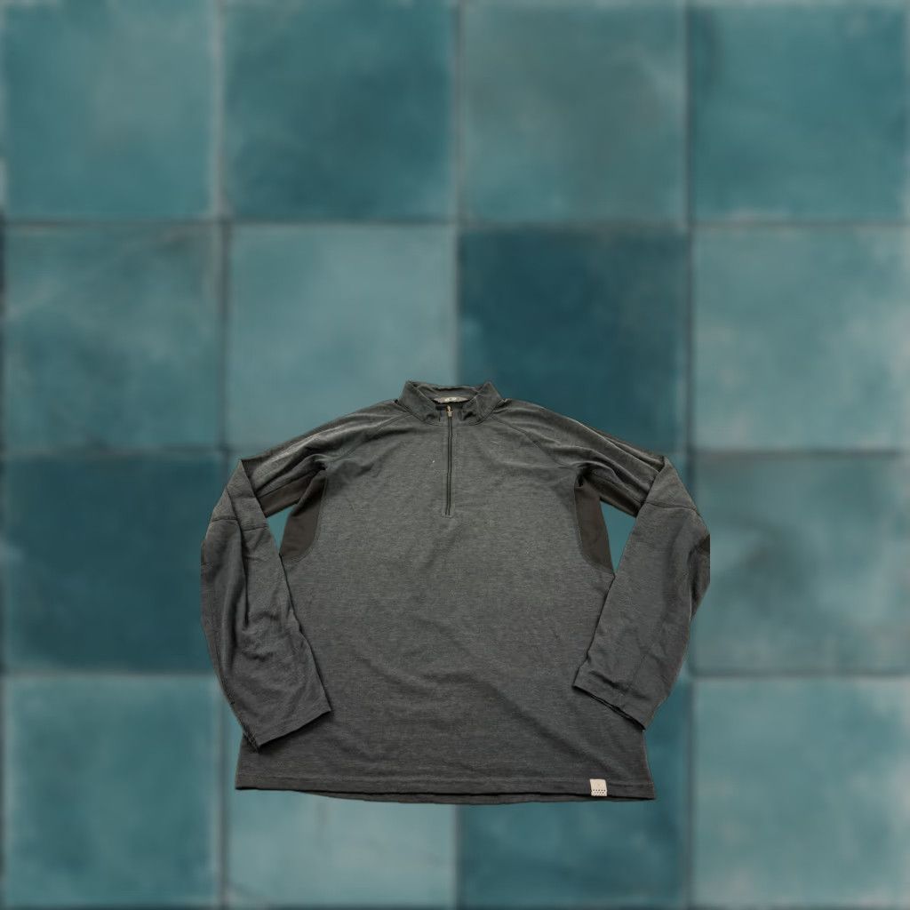 Vintage Scent Shield Sweater Mens XL Gray Quarter Zip Pullover Base Layer Xstatic Size US L / EU 52-54 / 3 - 1 Thumbnail