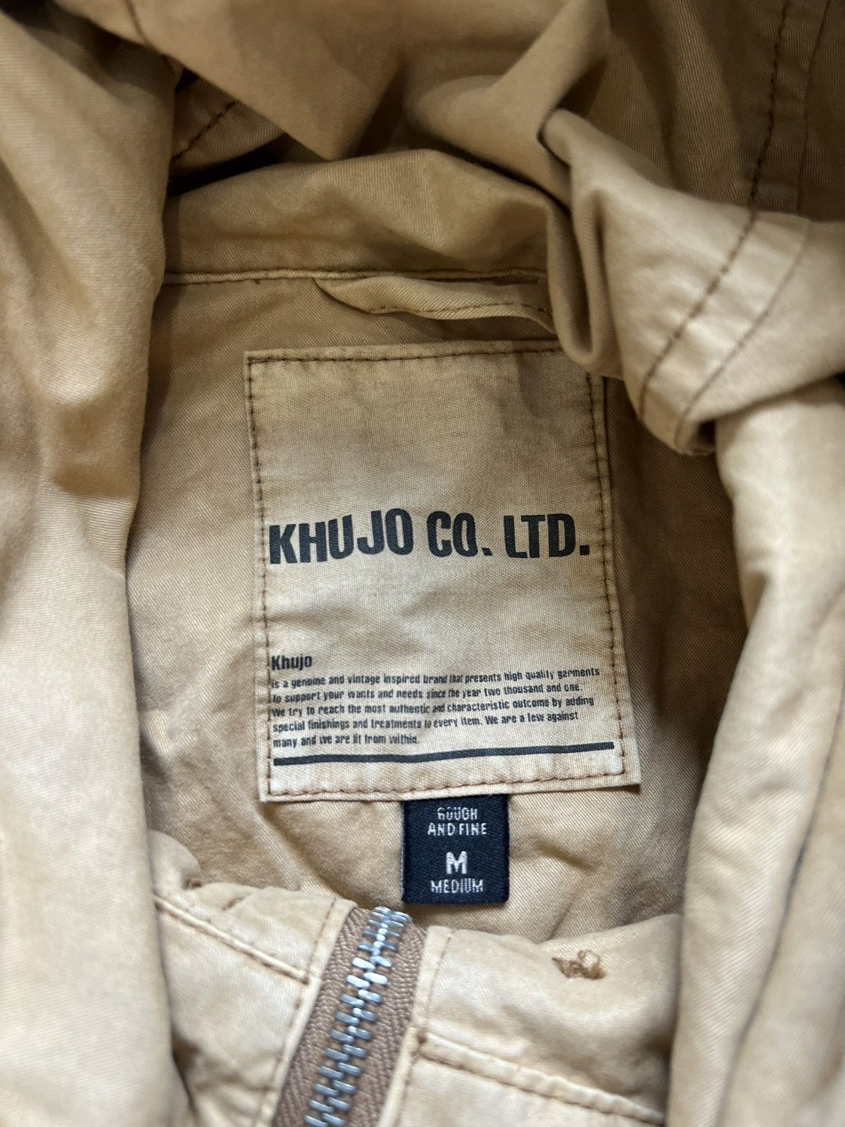 khujo Khujo Beige Brown Military Multipocket Jacket Size US M / EU 48-50 / 2 - 9 Thumbnail