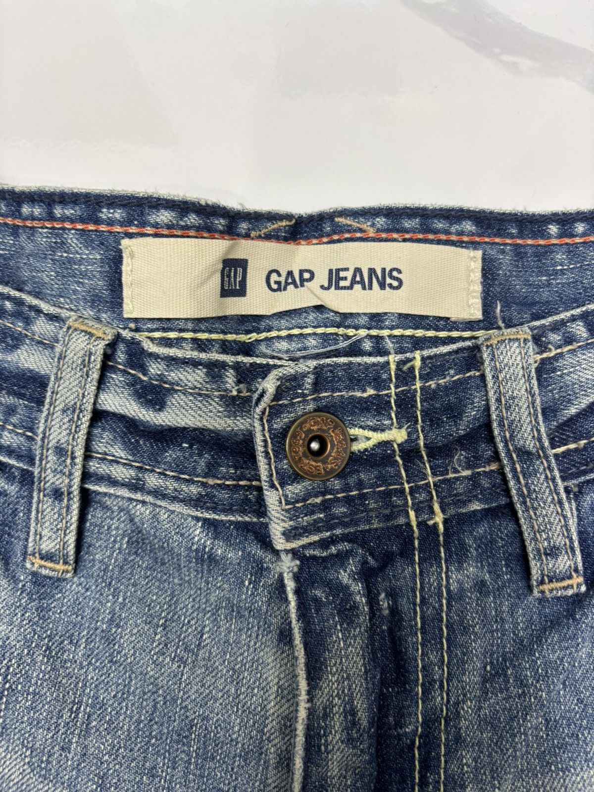 Gap ACNE STUDIOS Inspire Gap Jeans Baggy Flare Distressed Denim Size US 30 / EU 46 - 11 Thumbnail