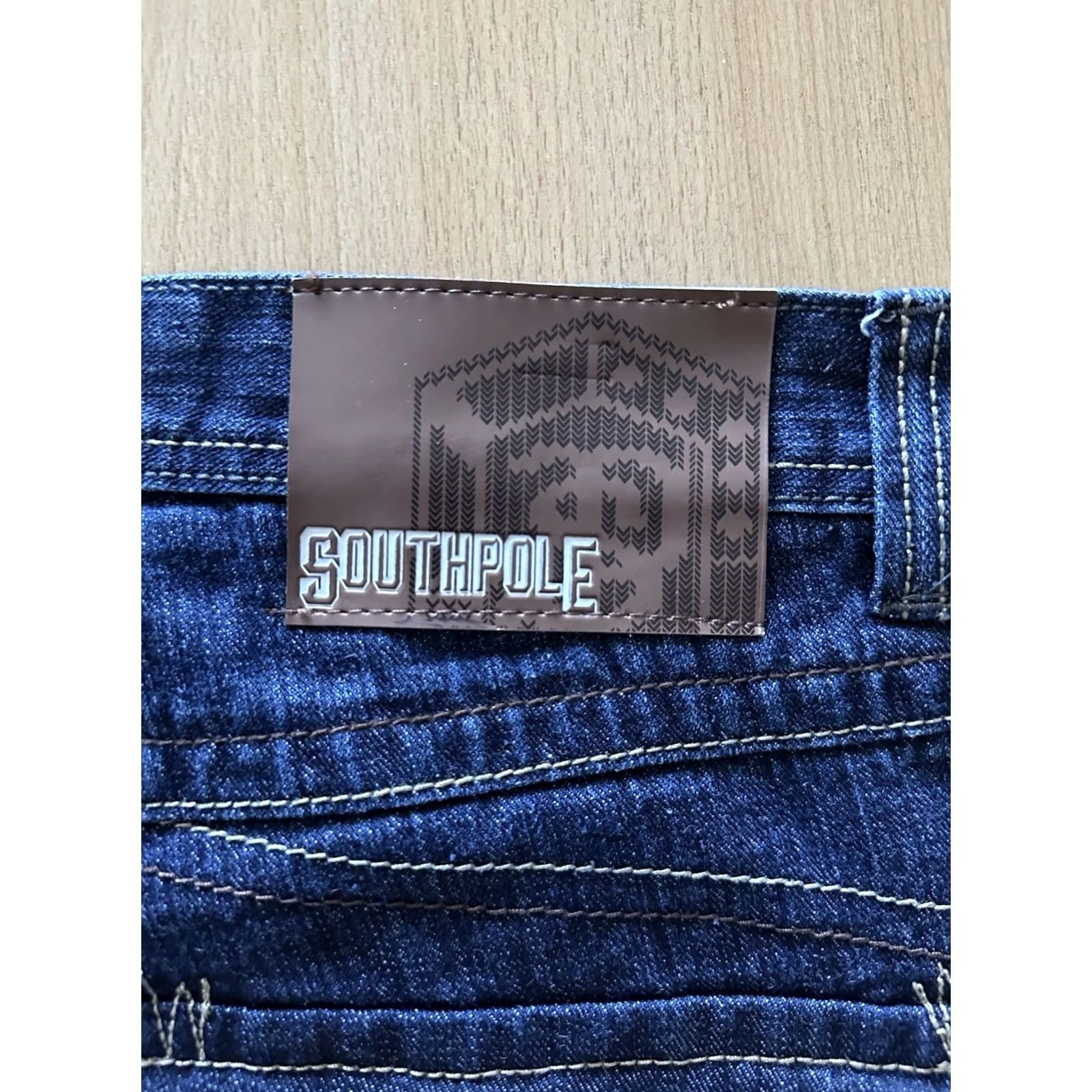 Southpole VINTAGE South Pole Bermuda Shorts Jeans 90s Hip Hop Mens 36 Blue Cotton Denim 5-Pocket NWT Rare Size US 36 / EU 52 - 2 Thumbnail