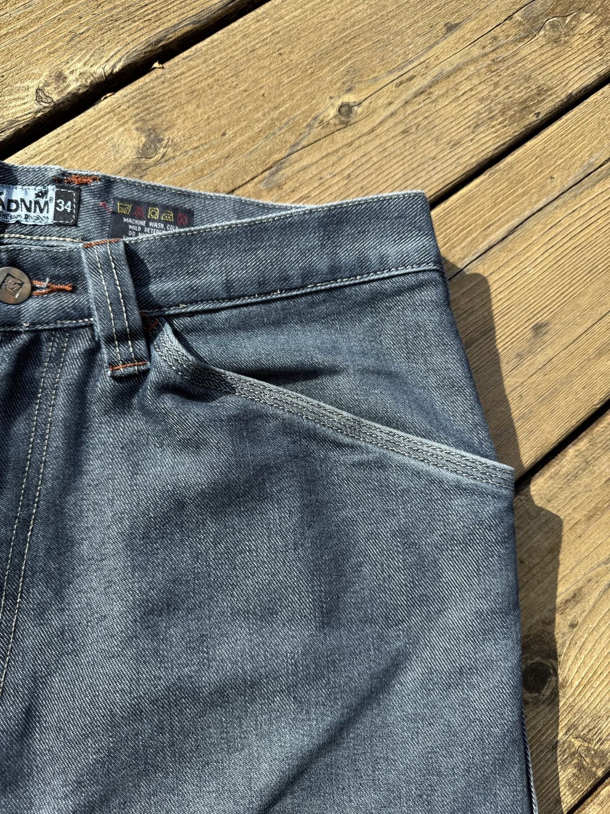 Mecca VINTAGE Mecca Jeans Mens 34 Blue Denim Y2K Big Pockets 34x32 Size US 34 / EU 50 - 9 Thumbnail
