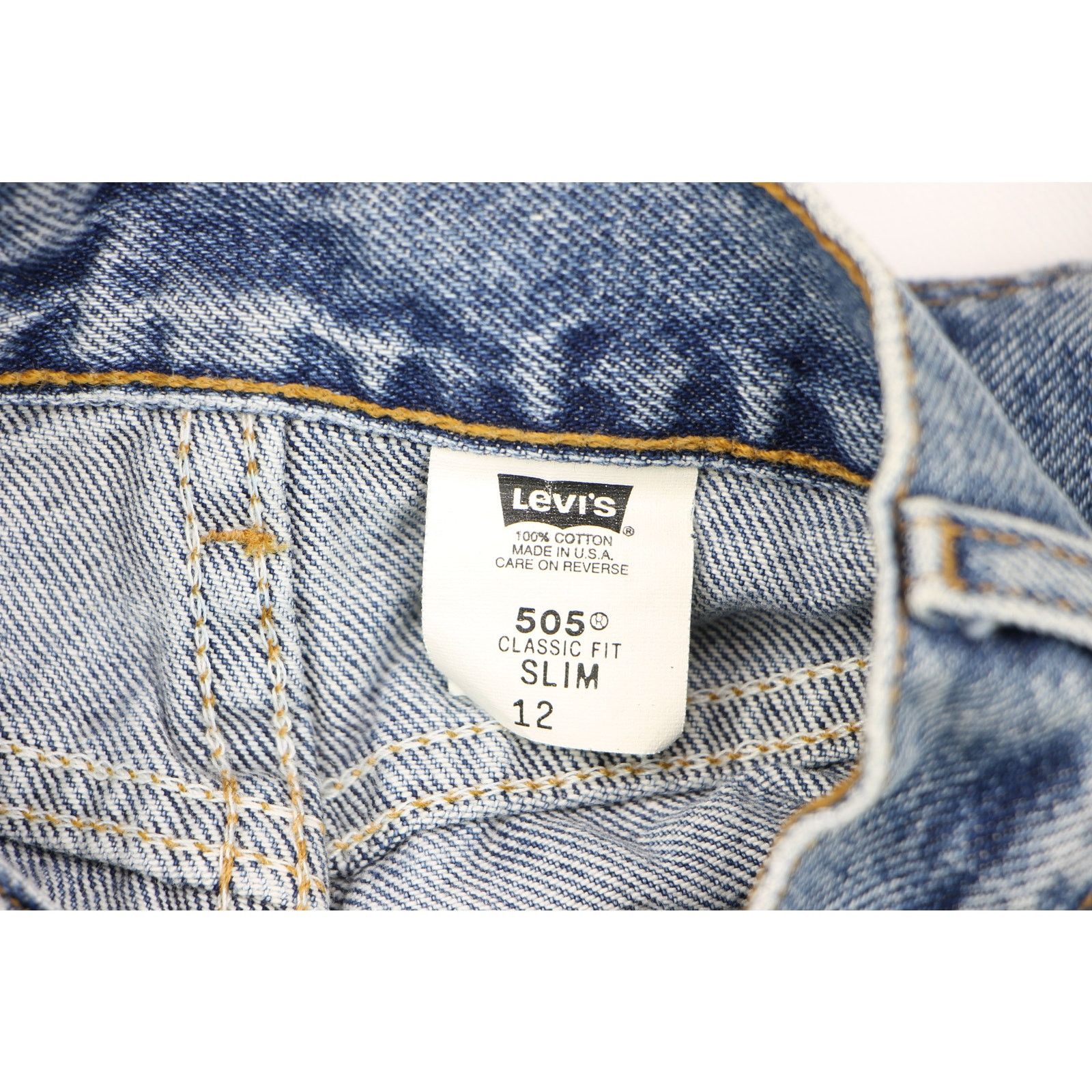 Levi's 90s Vintage Levi's 505 Slim High Petite Y2K Denim Jeans 22Q Size 22" - 5 Thumbnail