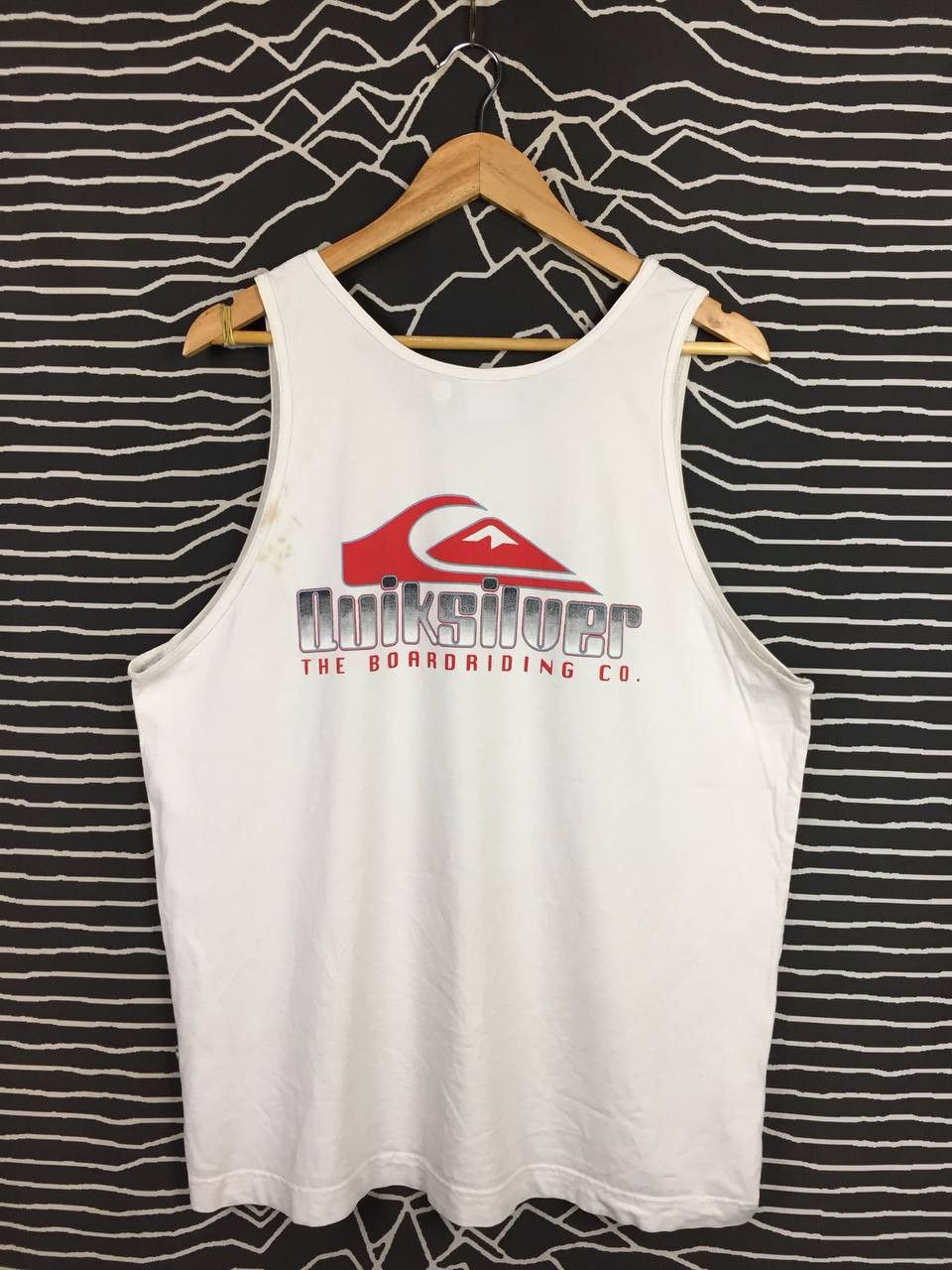Quiksilver Vtg Quiksilver The Boardriding Co. Logo Surf Tank Top Size US L / EU 52-54 / 3 - 1 Thumbnail