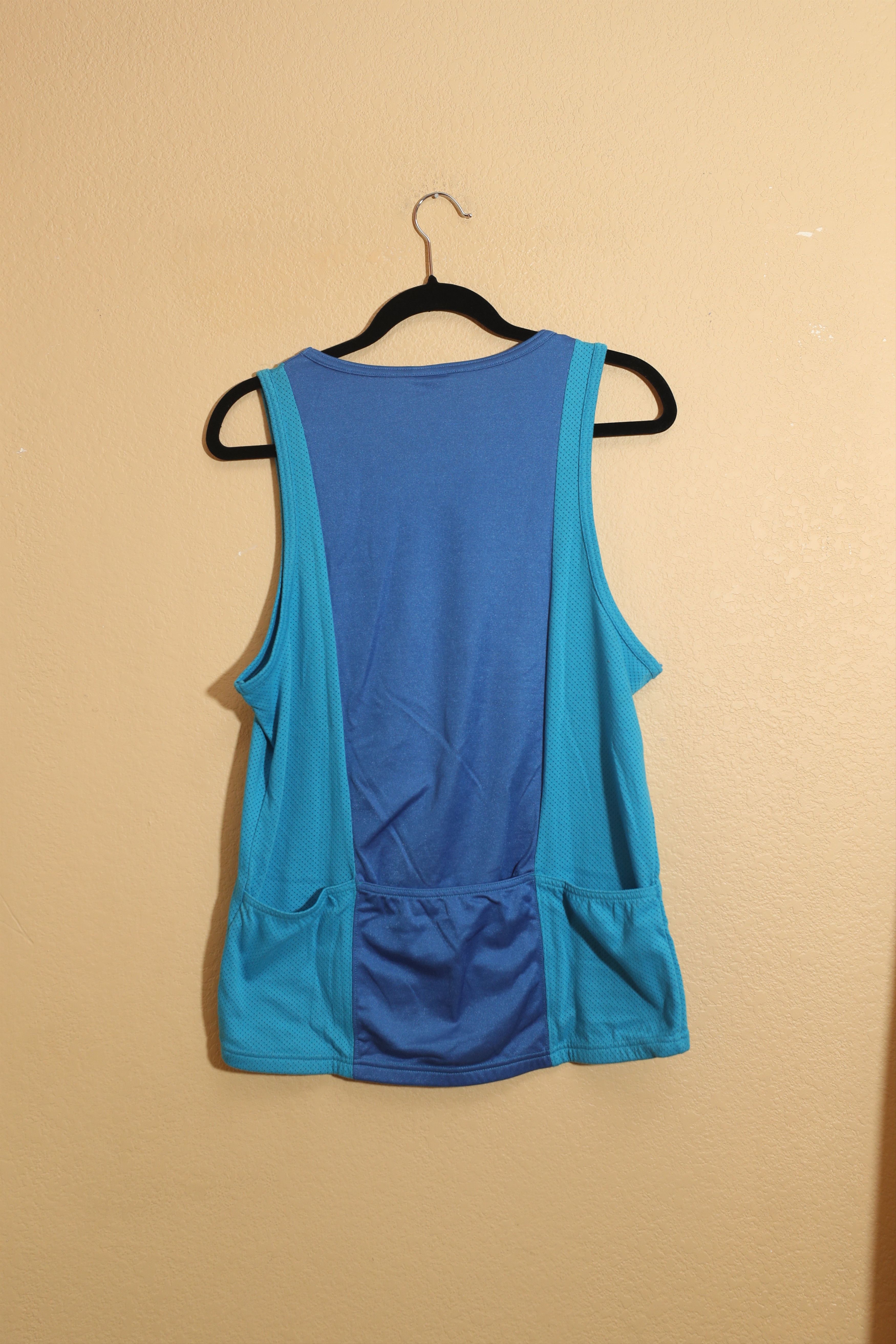 Nike Vintage Nike Blue Bike Top (M) Size US M / EU 48-50 / 2 - 2 Thumbnail