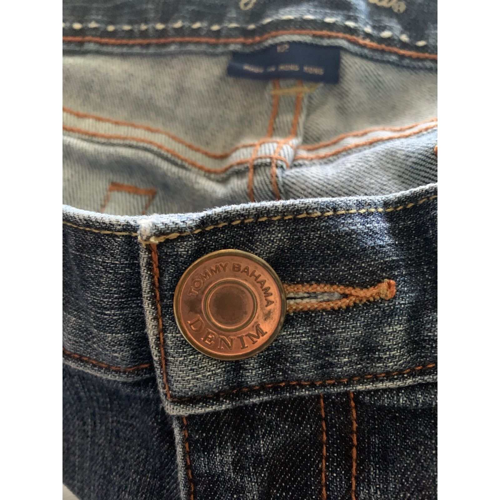 Tommy Bahama Tommy Bahama Women's 12 Jeans Cropped Midrise Stretch Denim Size 34" / US 12 / IT 48 - 6 Thumbnail