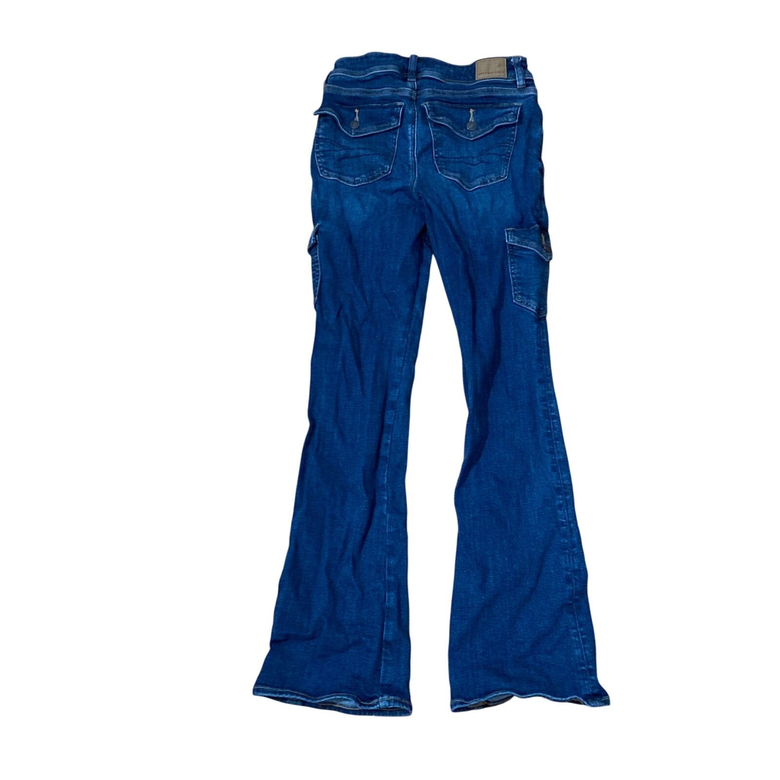 American Eagle Outfitters American Eagle Womens Jeans Sz 2 Bootcut Cargo Pockets Denim Size 26" / US 2 / IT 38 - 2 Thumbnail