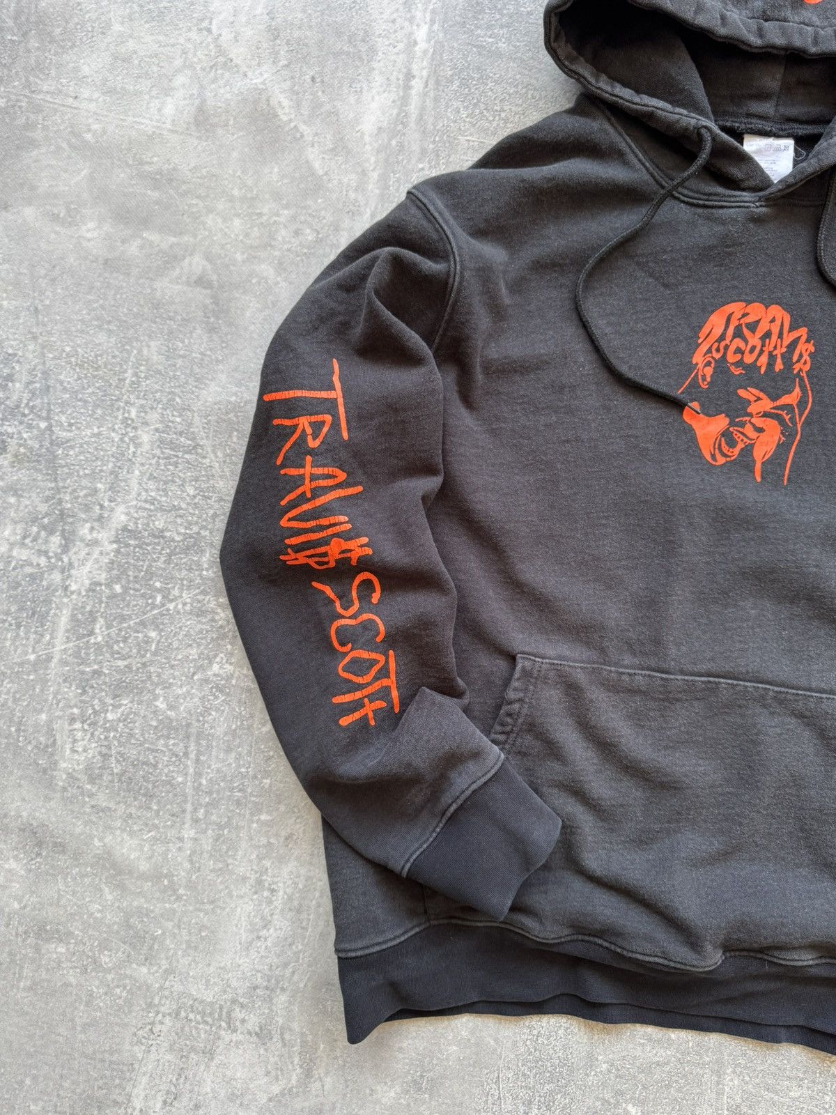 Rap Tees × Travis Scott Crazy OG Travi$ Scott SunFaded Hoodie Size US L / EU 52-54 / 3 - 3 Thumbnail