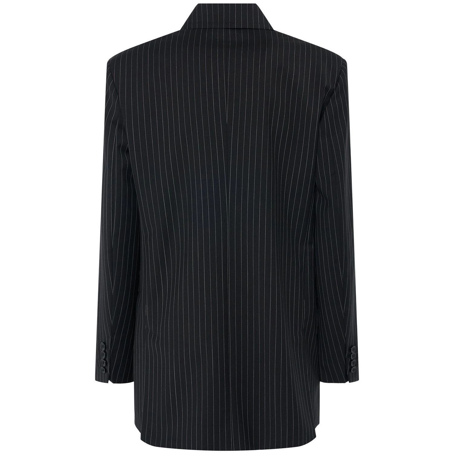 Max Mara MAX MARA Mattia Black Wool Blazer Jacket New & Authentic (Wo Size ONE SIZE - 2 Thumbnail
