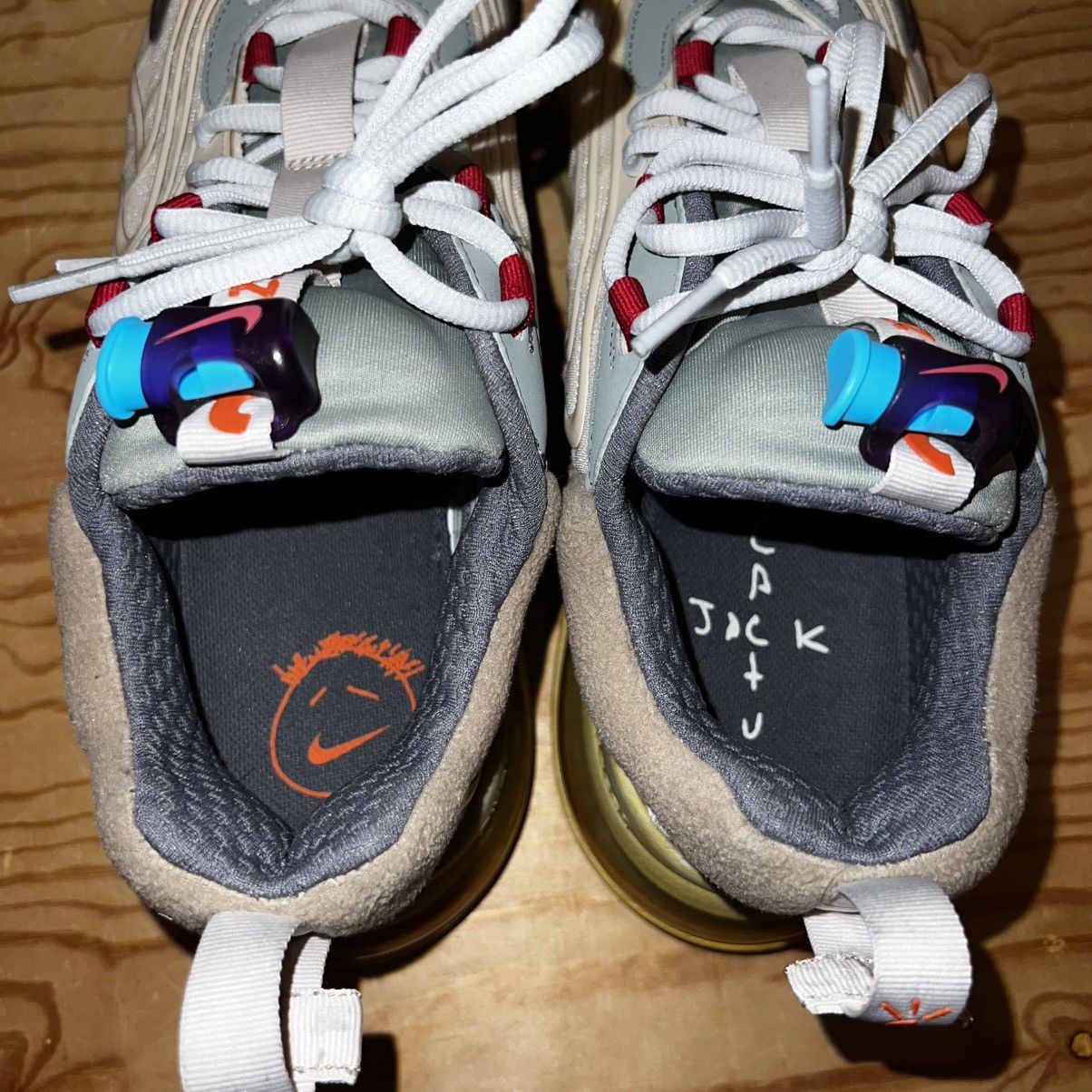 Nike × Travis Scott NIKE TRAVIS SCOTT AIR MAX 270 REACT ENG CACTUS TRAILS SHOES Size US 11.5 / EU 44-45 - 10 Thumbnail