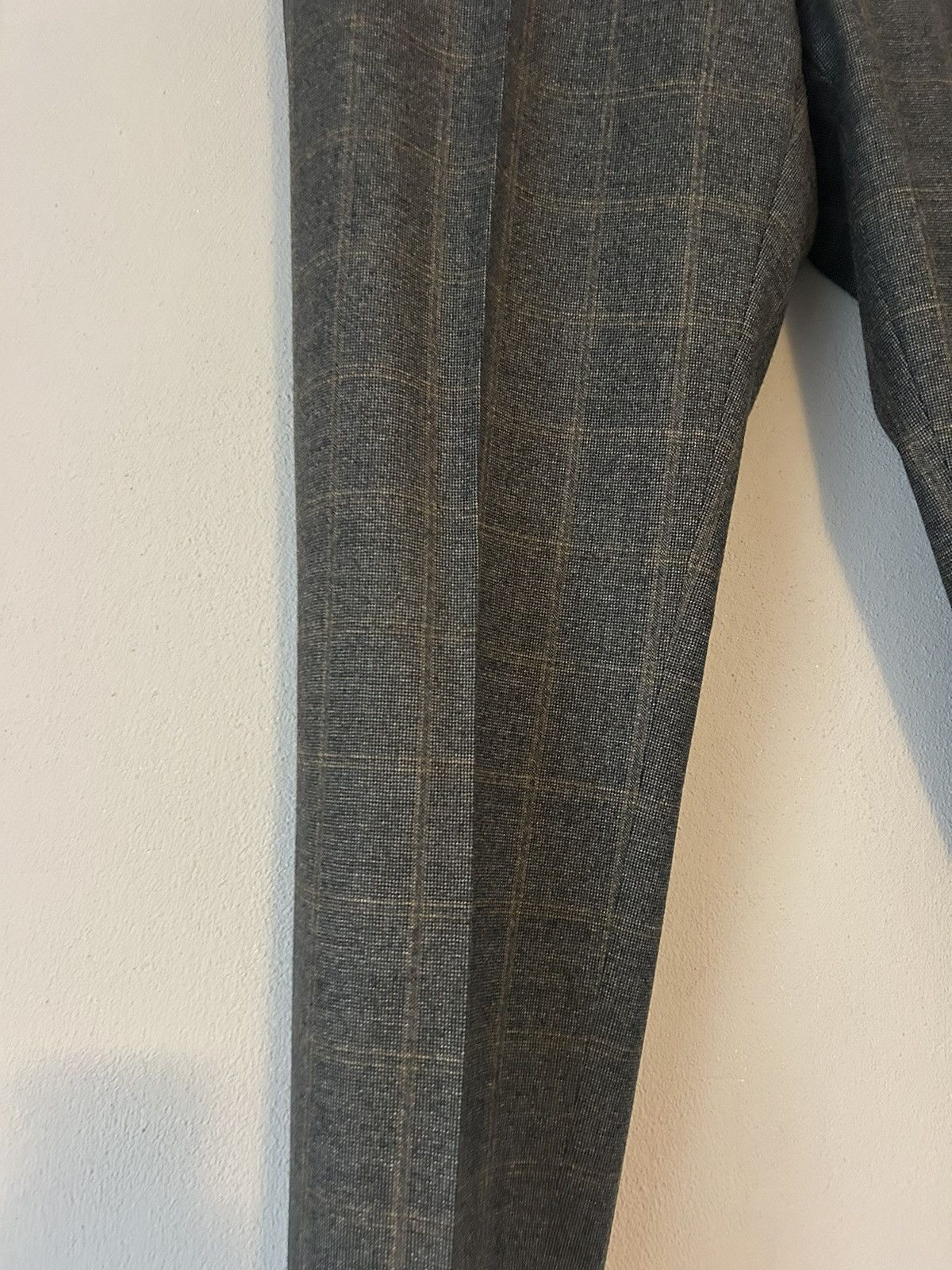 Valentino AW2008 Checkered Gray Wool Pants Size US 36 / EU 52 - 4 Thumbnail