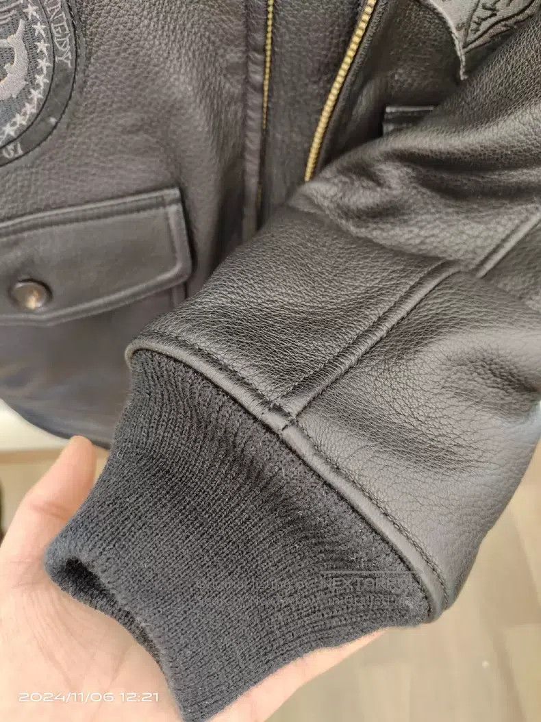 Schott Schott Genuine leather jacket for men embroidered leather Size US XL / EU 56 / 4 - 5 Thumbnail