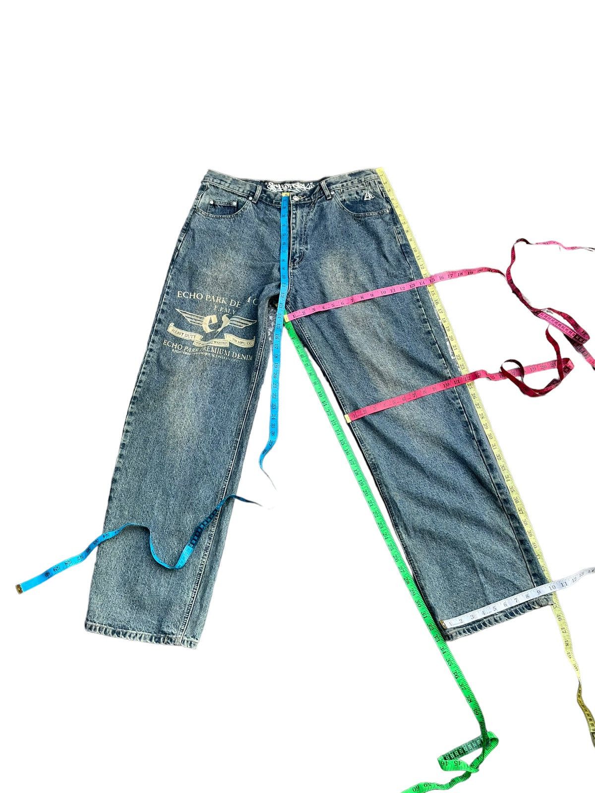 JNCO Echo Park Baggy Denim Size US 38 / EU 54 - 15 Thumbnail
