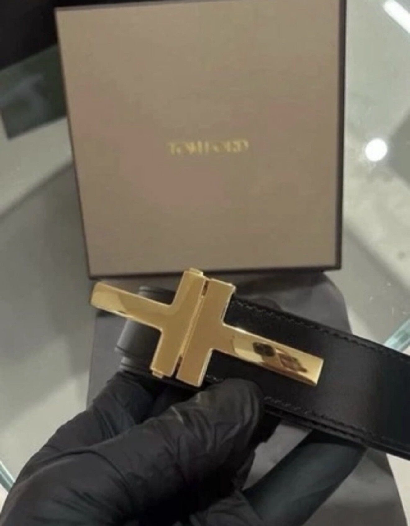 Tom Ford Tom Ford Smooth Leather TT Size ONE SIZE - 2 Thumbnail