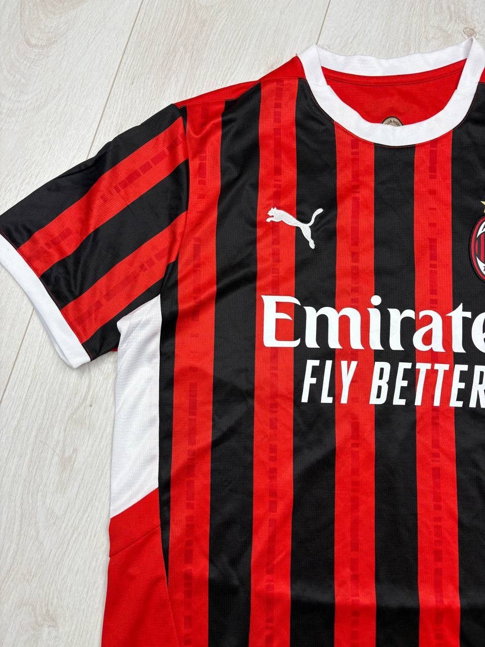 Puma Puma A.C. MILAN #10 RAFA LEAO Home Jersey 2024 Soccer Jersey Size US XL / EU 56 / 4 - 3 Thumbnail