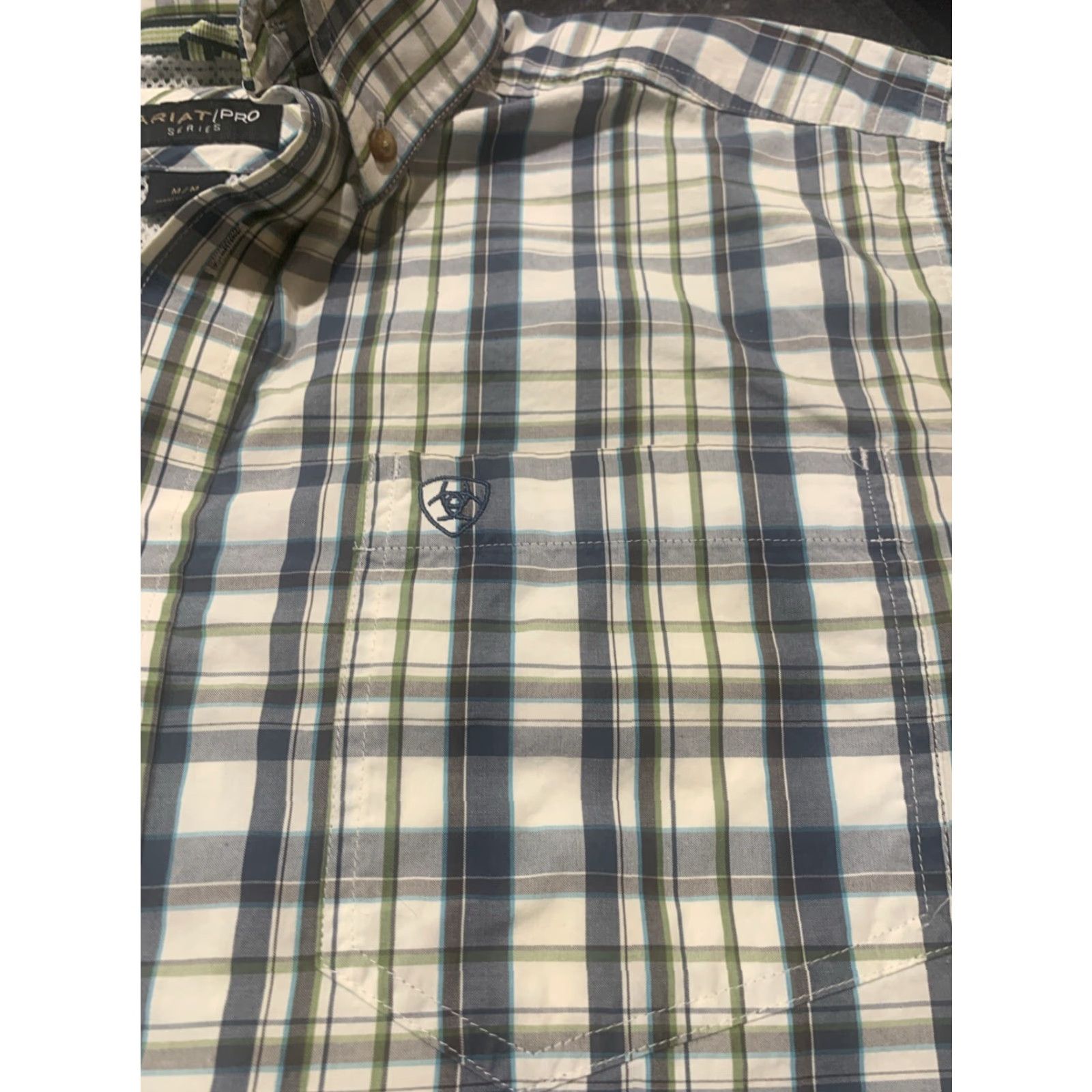 Ariat Ariat Men's Pro Series Plaid Long Sleeve Button-Down Shirt Size M Multicolor Western Size US M / EU 48-50 / 2 - 4 Thumbnail