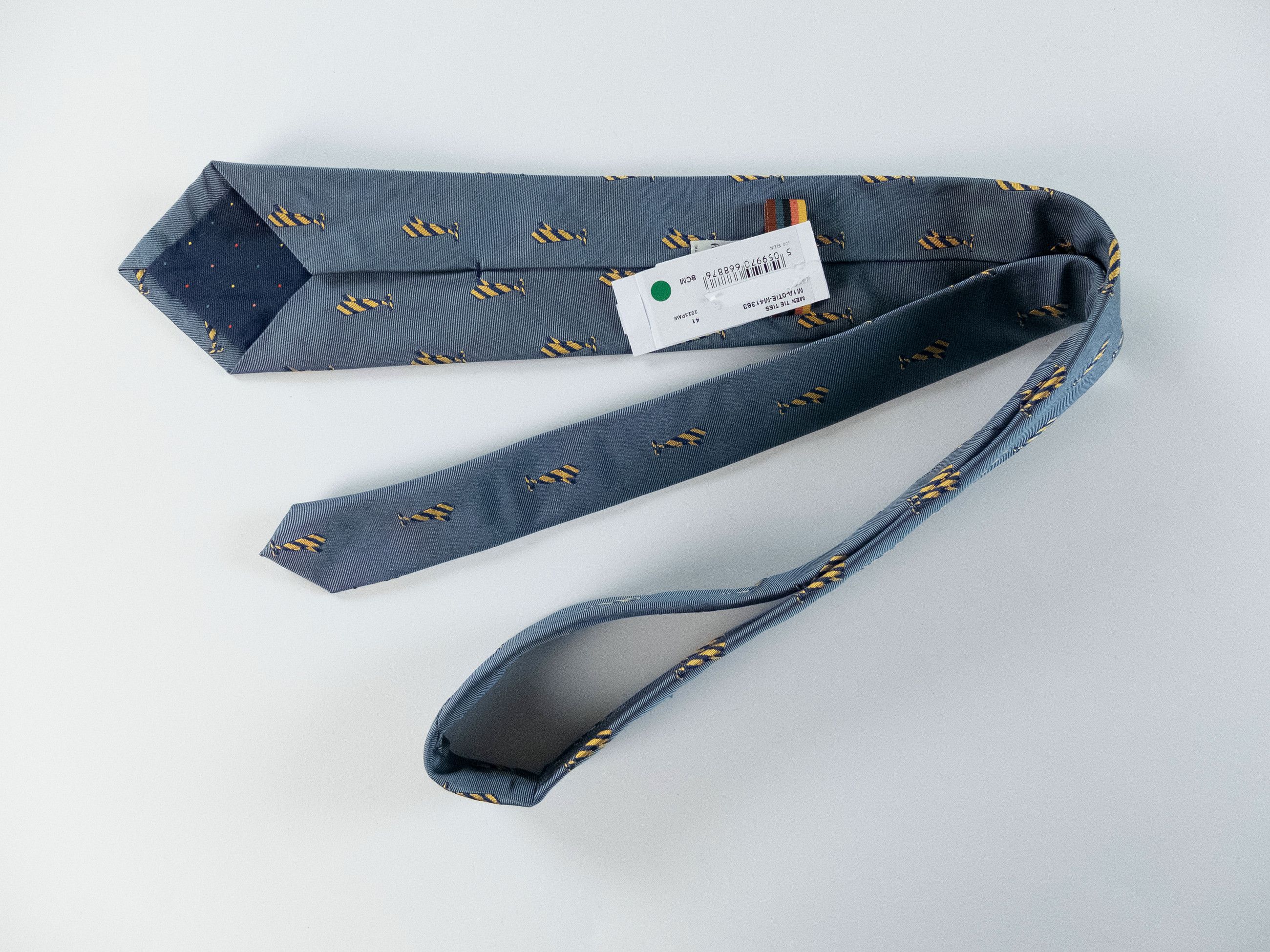 Paul Smith PAUL SMITH blue cravatte motif silk tie authentic NWT Size ONE SIZE - 3 Thumbnail