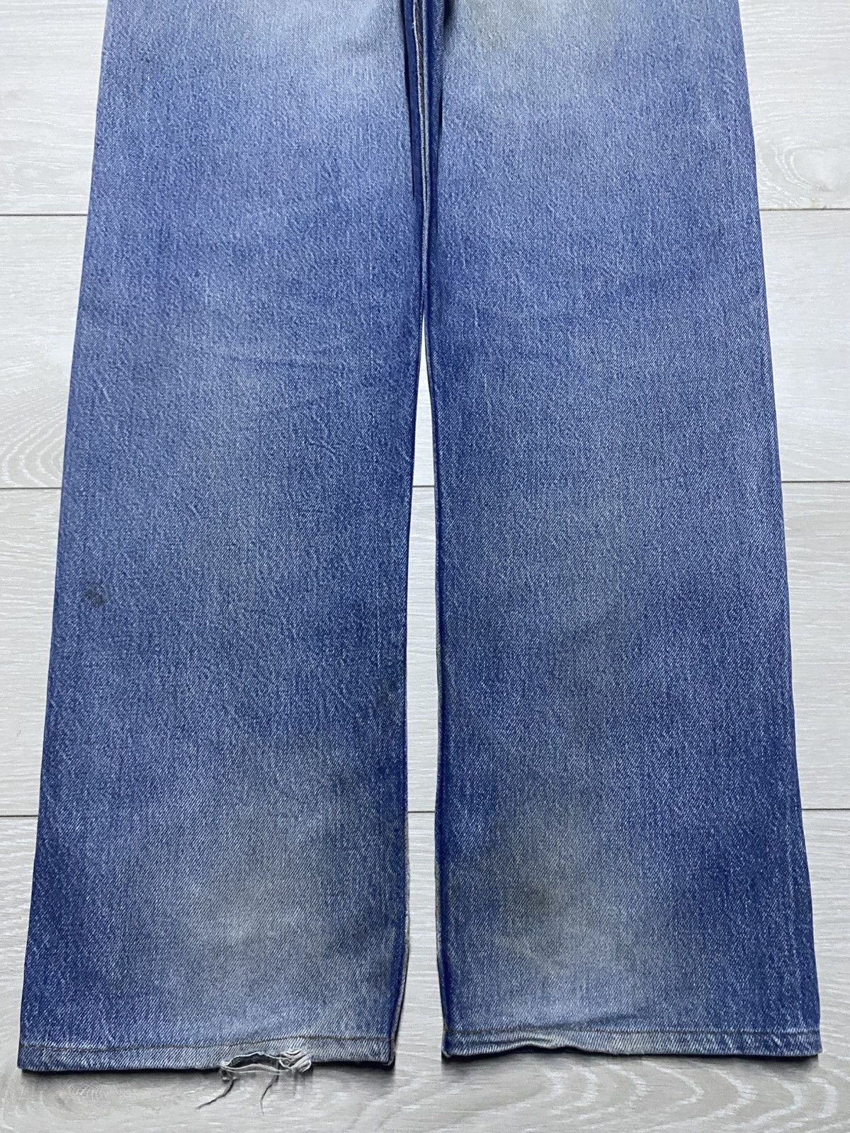 Levi's Vintage Levis 501 90s ButtonFly 522 Distressed Jeans Size US 32 / EU 48 - 6 Thumbnail