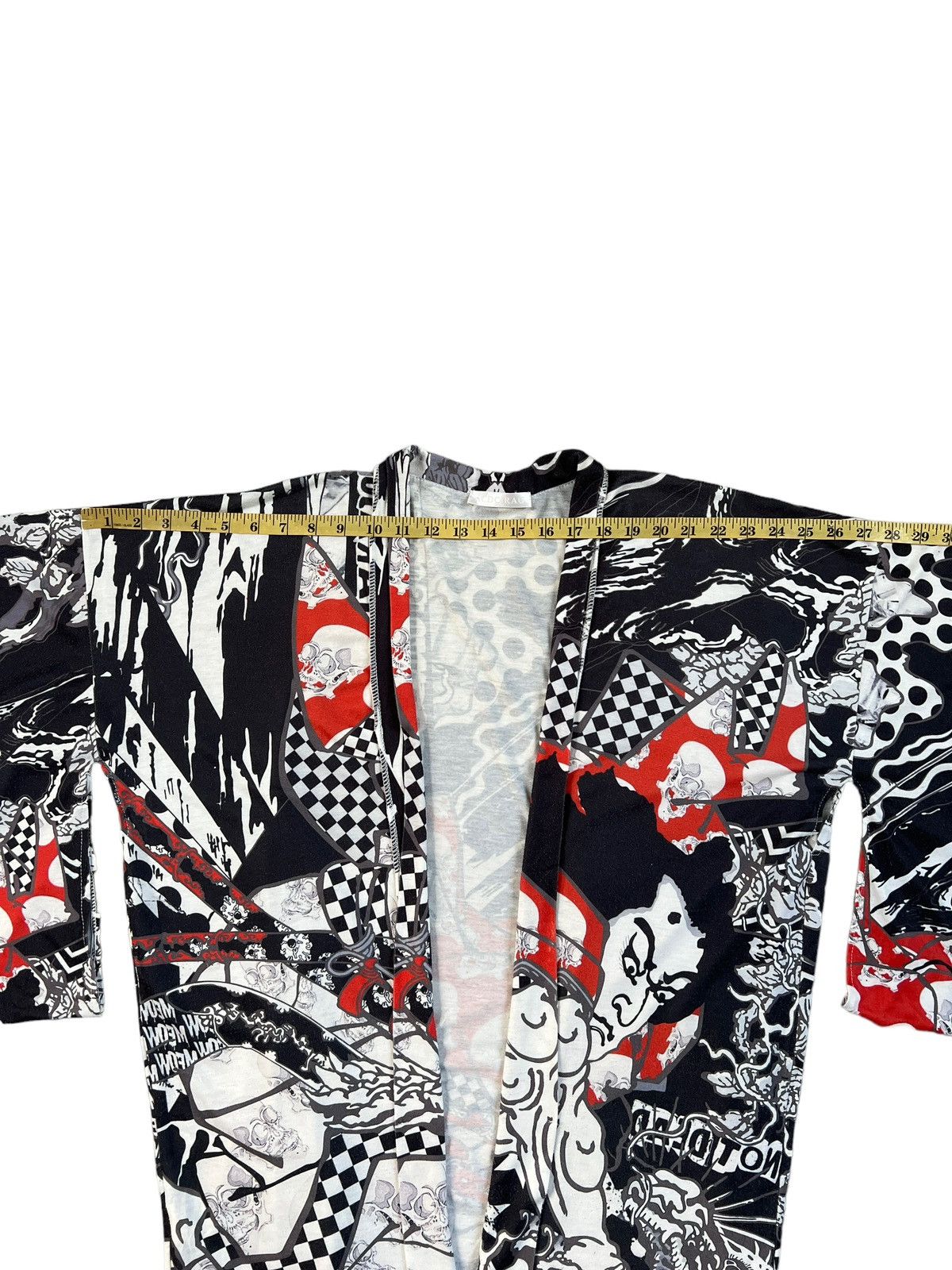 Japanese Brand ACDC RAG 🇯🇵 Harajuku Skulls Punk Kimono Size US M / EU 48-50 / 2 - 10 Thumbnail
