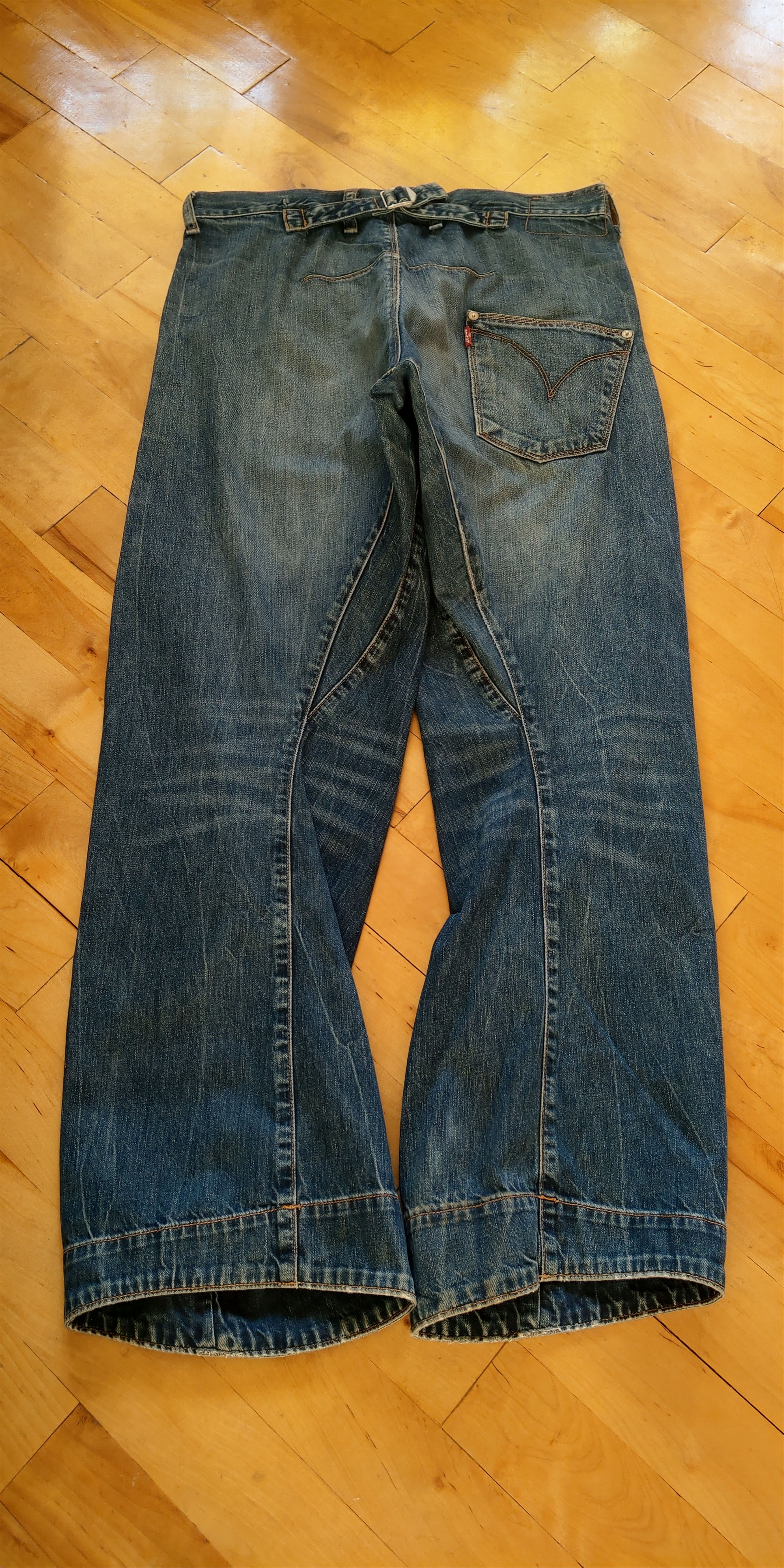 Levi's Levis ENGINEERED Flared Pants Reconstructed Baggy y2k opium Size US 31 - 5 Thumbnail