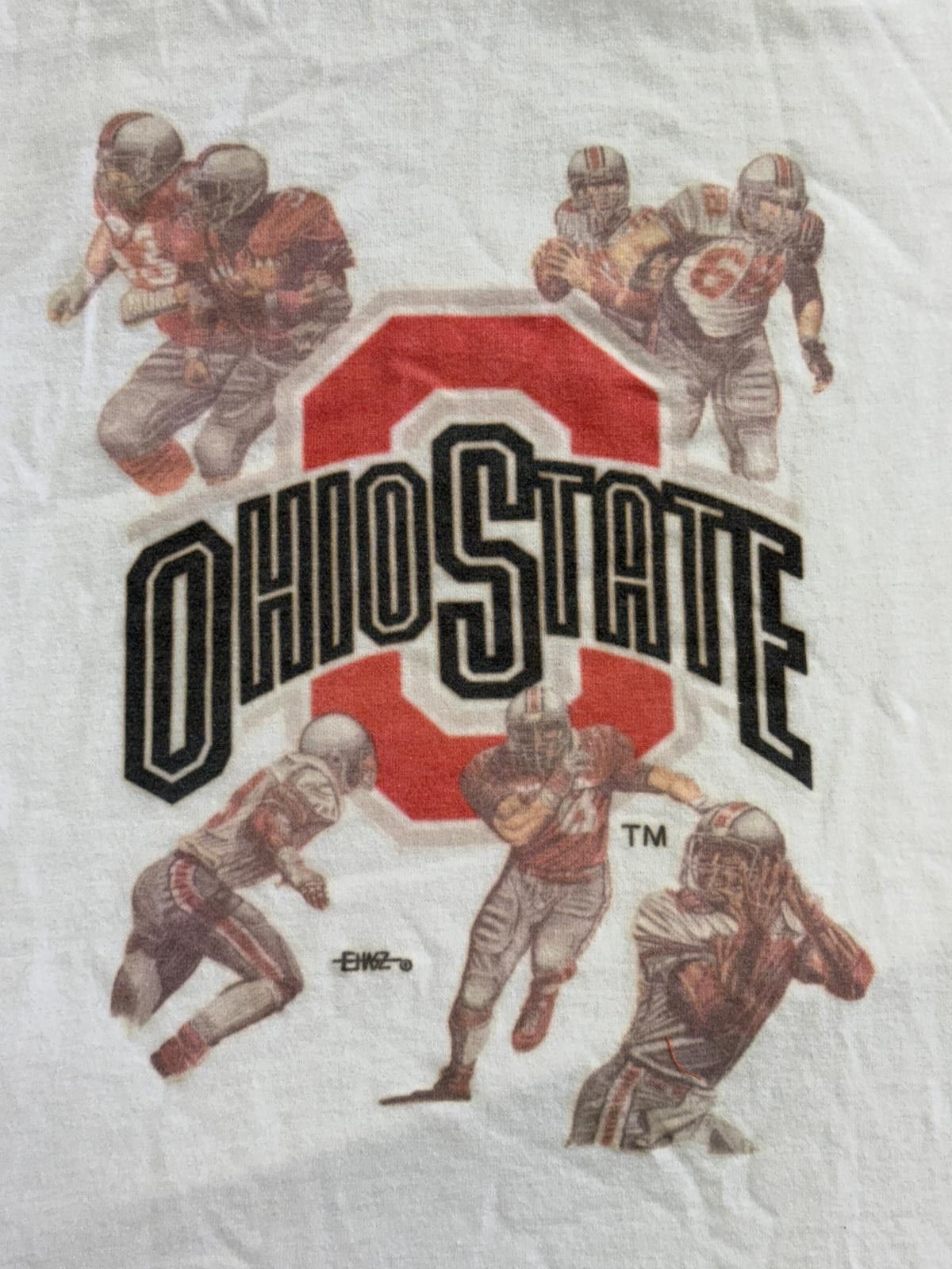 Fruit Of The Loom Ohio State Football Players T-shirt - OSU Buckeyes Tee XL Size US XL / EU 56 / 4 - 3 Thumbnail