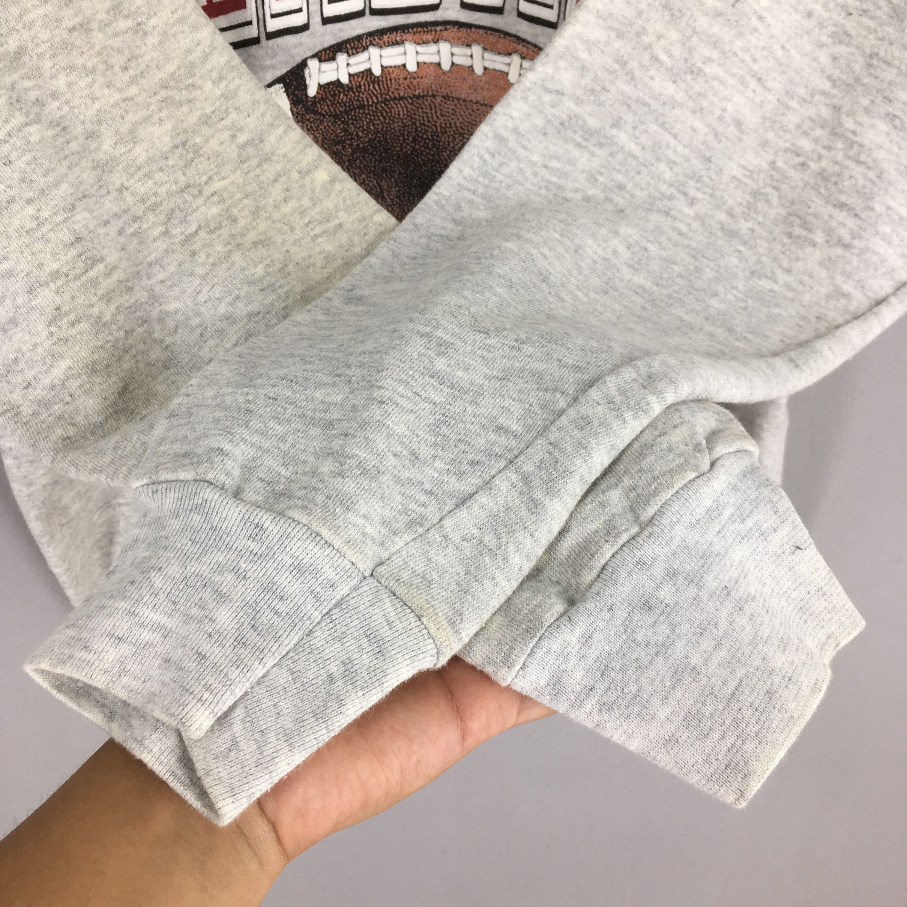 NCAA × Vintage Vintage Alabama Crimson Tide Football Gray Sweatshirt XLarge Size US XL / EU 56 / 4 - 4 Thumbnail