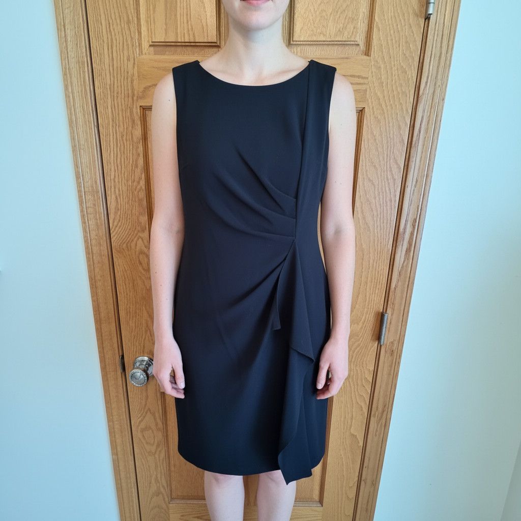 Calvin Klein Calvin Klein Women's Black Sleeveless Sheath Dress Size 12 Size XL / US 12-14 / IT 48-50 - 9 Thumbnail