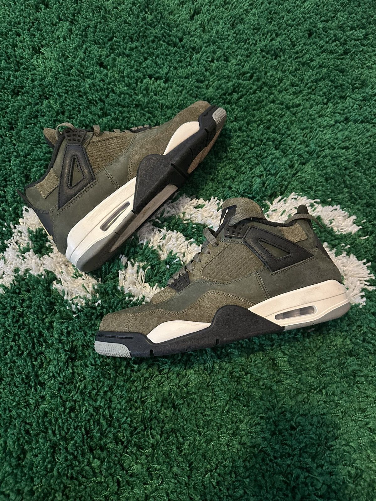 Jordan Brand × Nike Jordan 4 Craft Medium Olive 11 Size US 11 / EU 44 - 2 Thumbnail