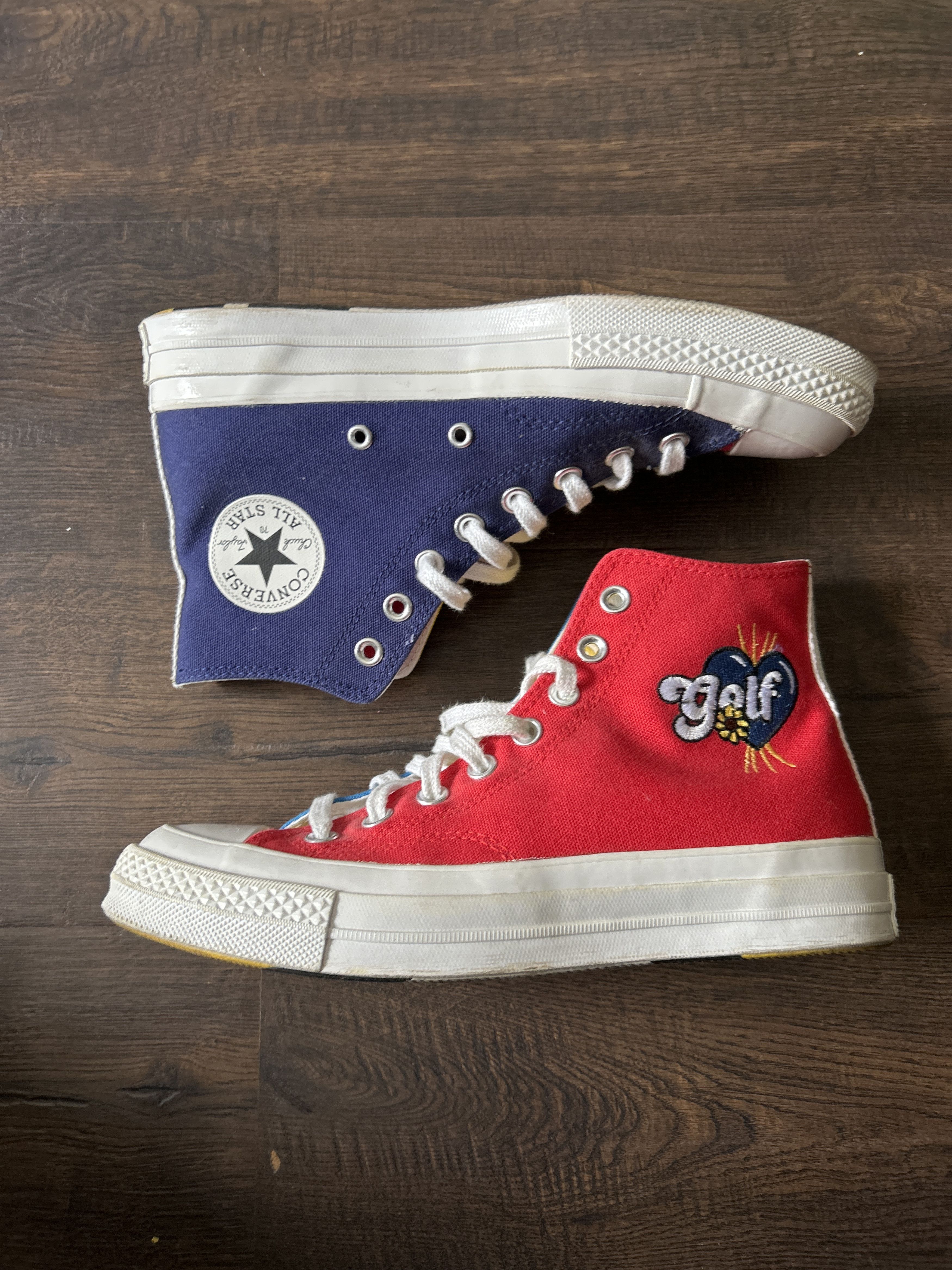 Golf Wang Converse x Golf Wang Chuck 70 High Top Tri-Panel Size US 7 / EU 40 - 1 Thumbnail