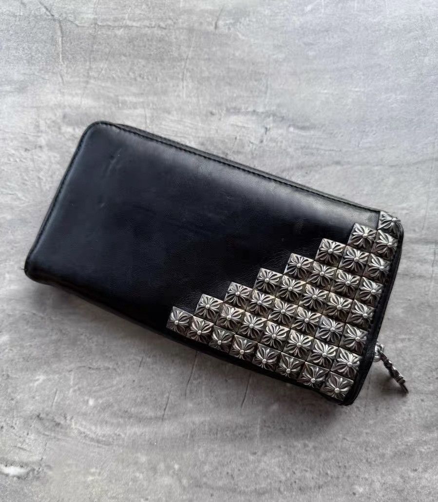 Chrome Hearts Chrome Hearts Multi-Silver Sugar Cube Cross Sword Zip Wallet Size ONE SIZE - 1 Thumbnail