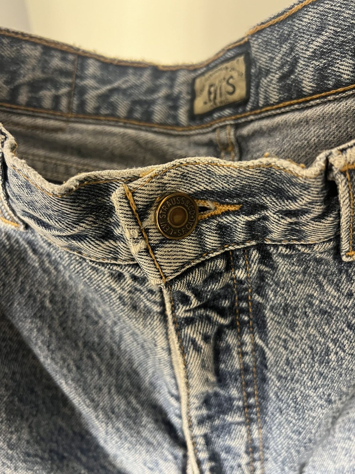 Levi's Vintage Clothing × Vintage VERY RARE LEVIS 737 SILVER TAB DENIM SKINNY JEANS DESIGNER Size US 34 / EU 50 - 7 Thumbnail