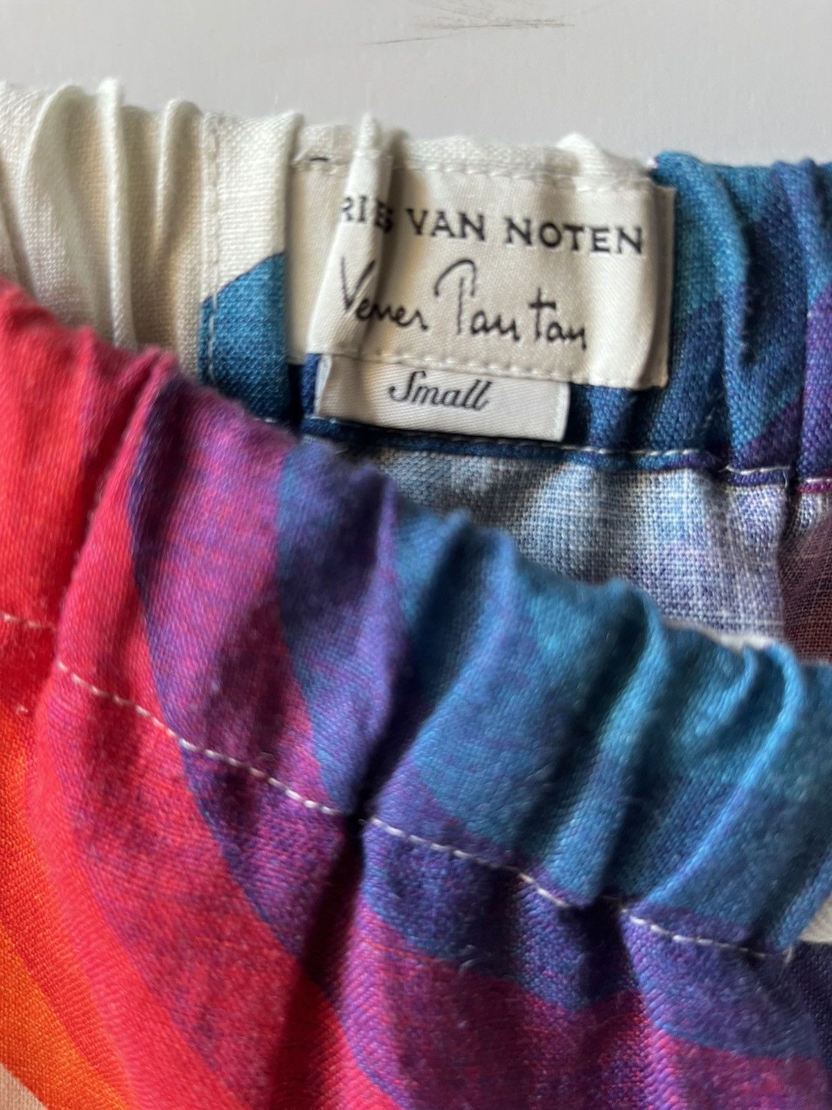 Dries Van Noten × Verner Panton ショートパンツ Dries Van Noten Dries Van Noten Verner Panton Printed Linen Shorts