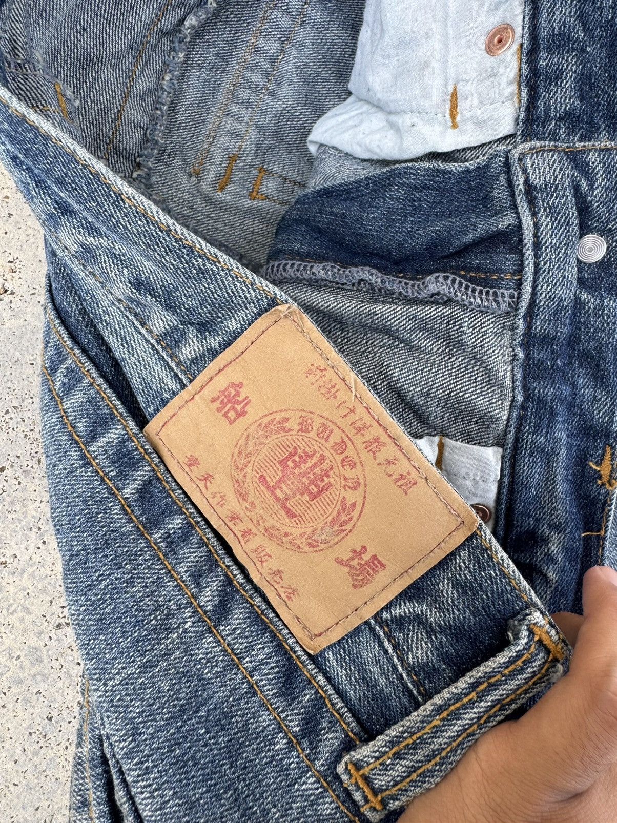 Japanese Brand 2000s Japanese Brand Skeleton ifsixwasnine y2k lgb Jeans Size US 34 / EU 50 - 6 Thumbnail