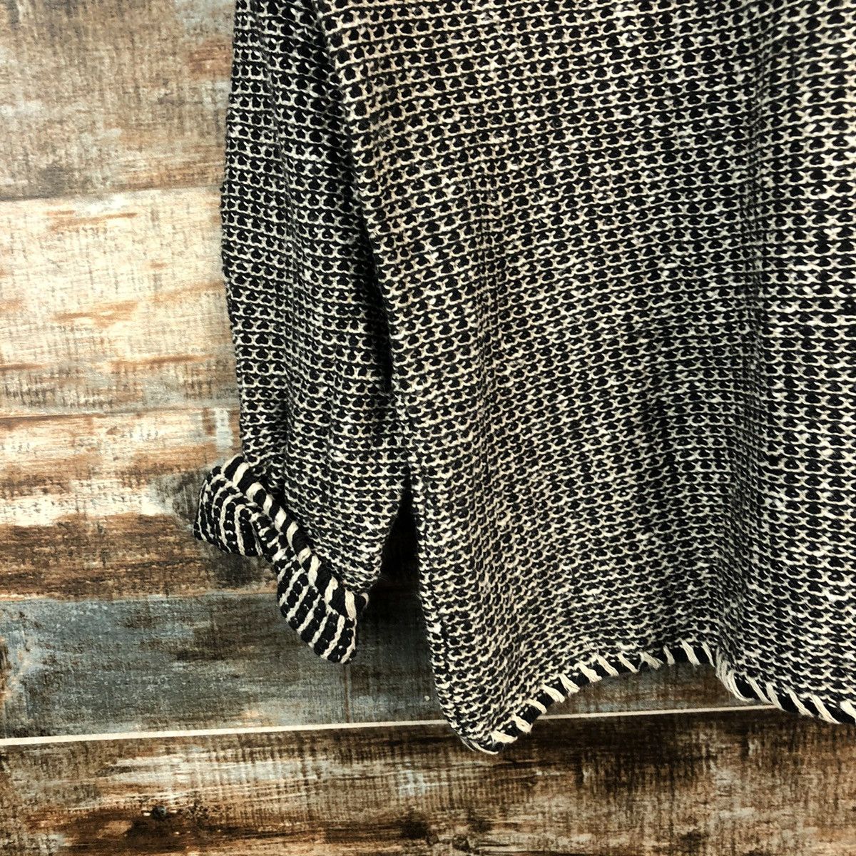 Homespun Knitwear × Japanese Brand DL Dude Uomo Vintage sweatshirt Gray Knitwear #C499 Size US L / EU 52-54 / 3 - 7 Thumbnail